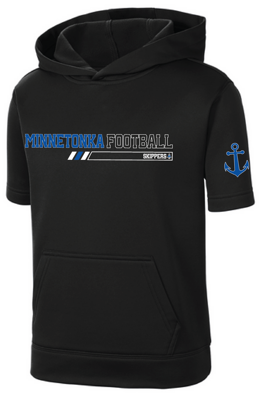 TFA Youth Fleece Short Sleeve Hooded Pullover