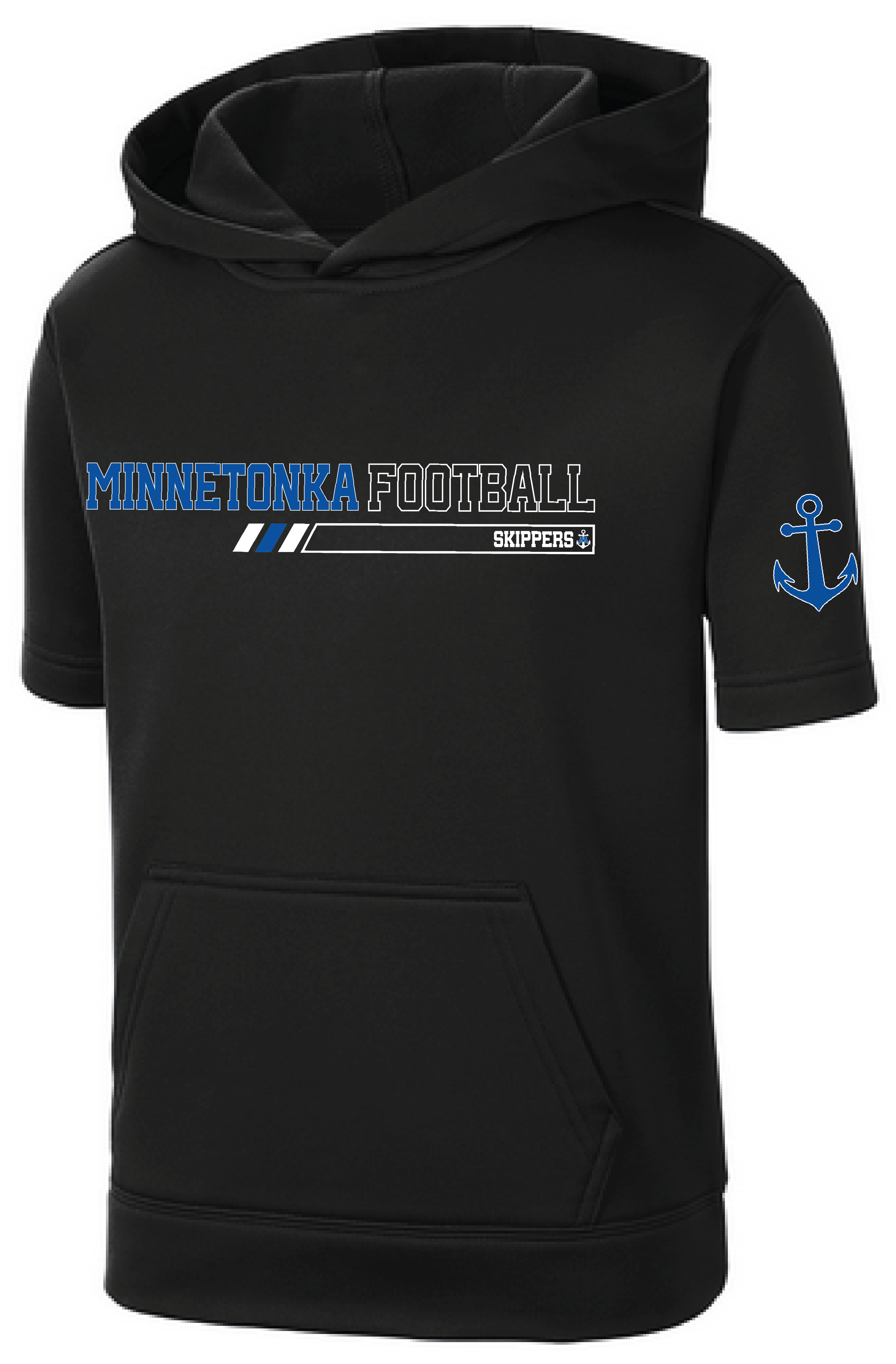 TFA Youth Fleece Short Sleeve Hooded Pullover