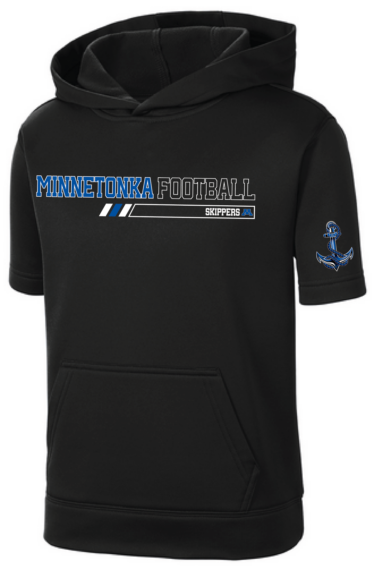 TFA Youth Fleece Short Sleeve Hooded Pullover