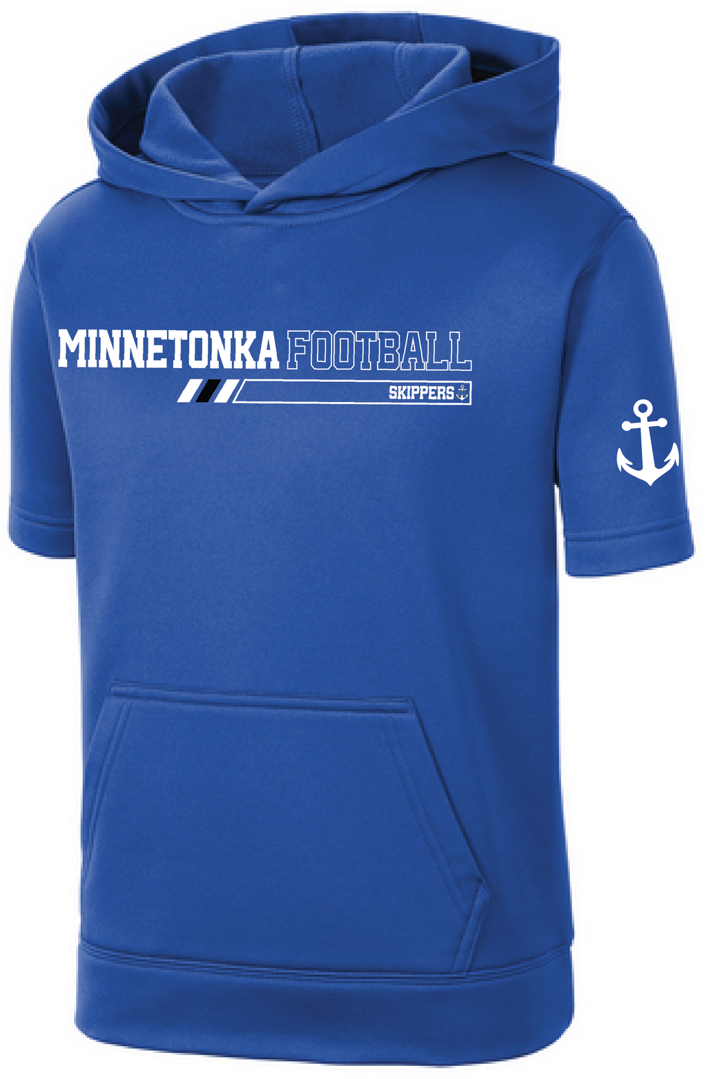 TFA Youth Fleece Short Sleeve Hooded Pullover