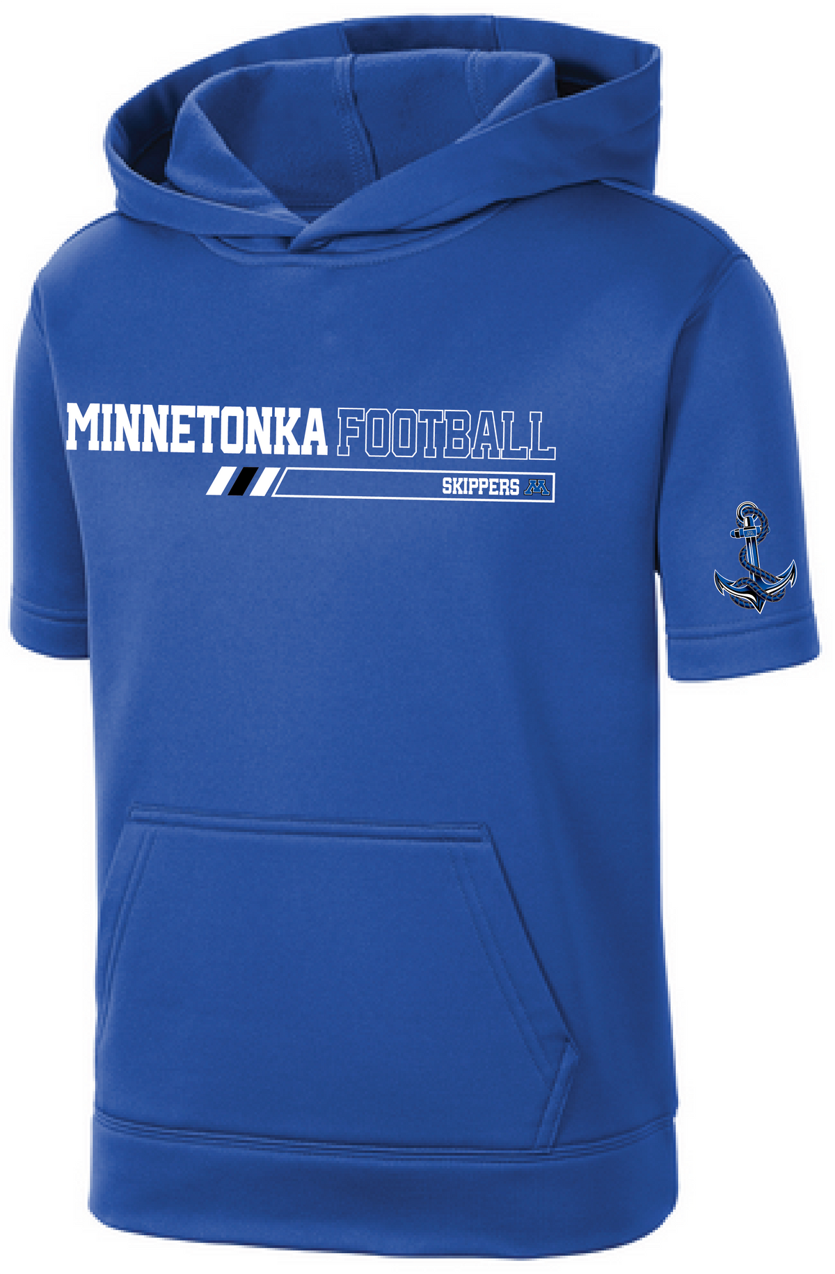 TFA Youth Fleece Short Sleeve Hooded Pullover