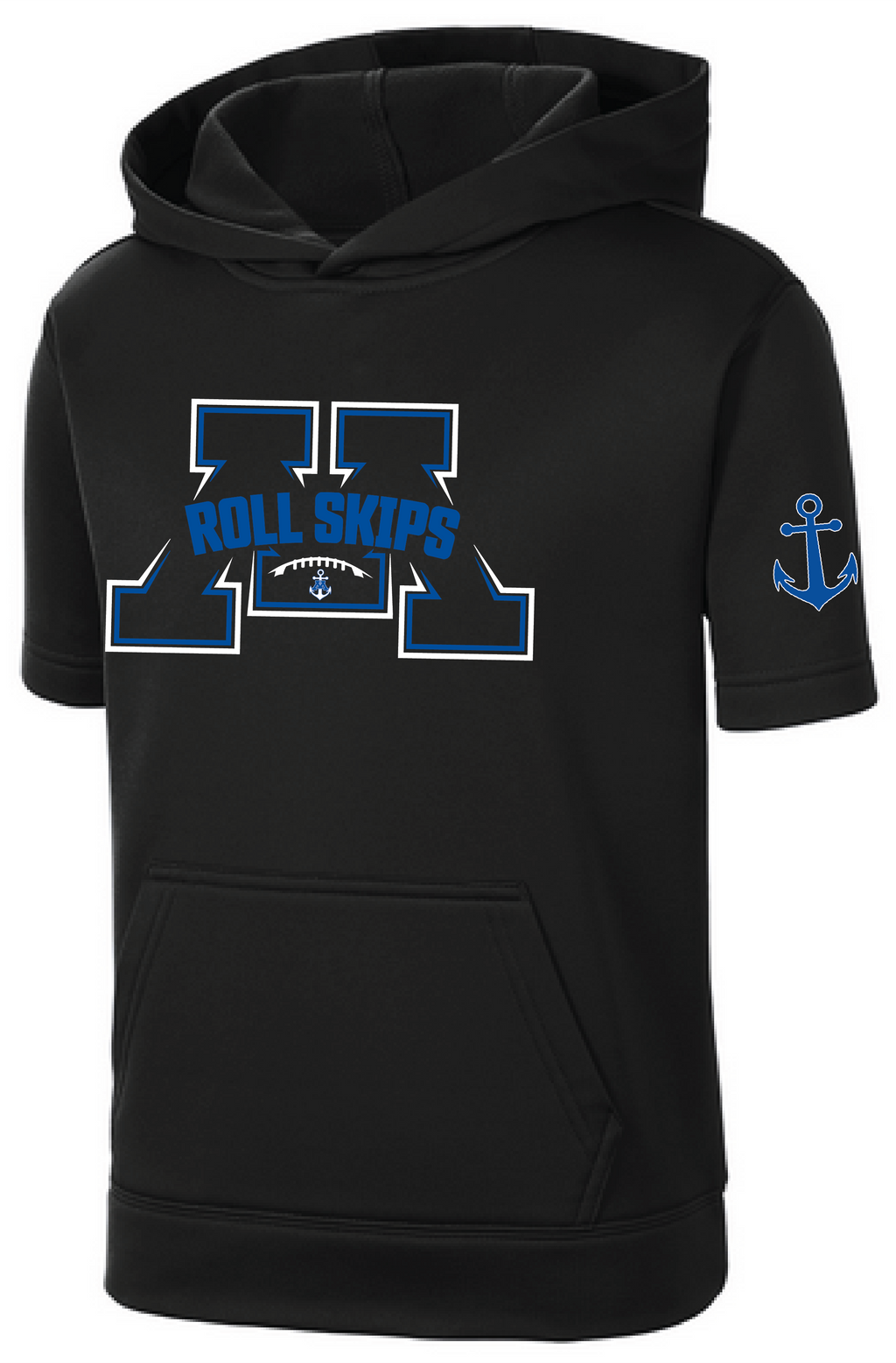 TFA Youth Fleece Short Sleeve Hooded Pullover