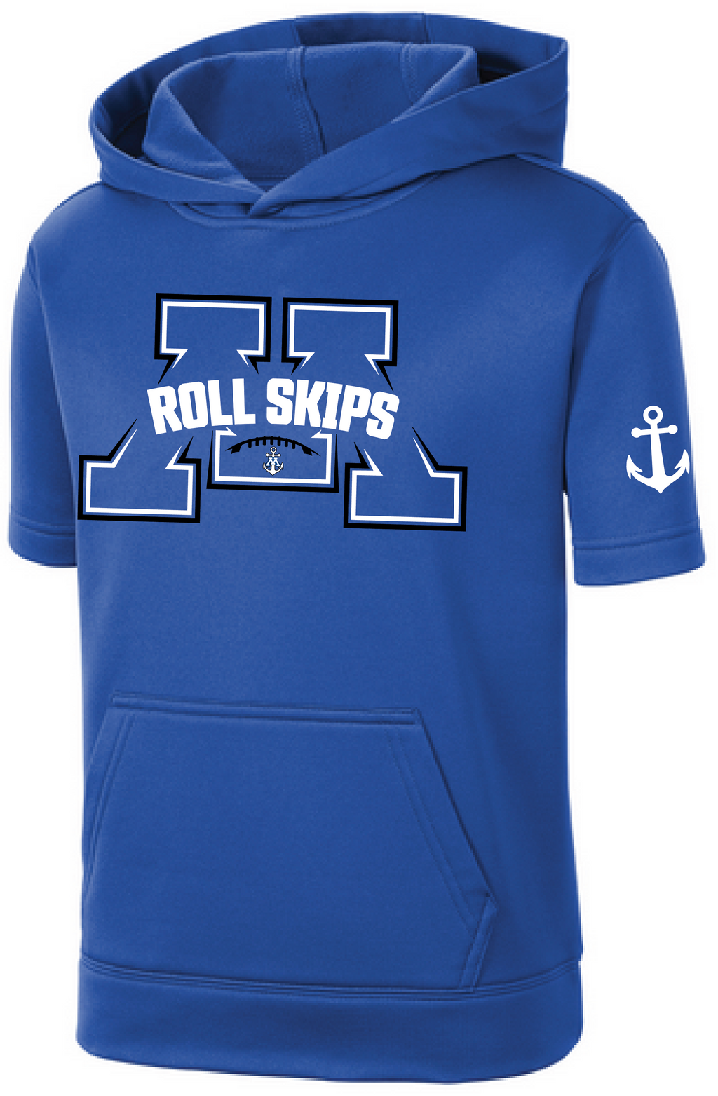 TFA Youth Fleece Short Sleeve Hooded Pullover