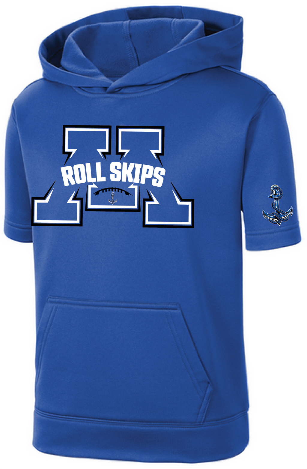 TFA Youth Fleece Short Sleeve Hooded Pullover