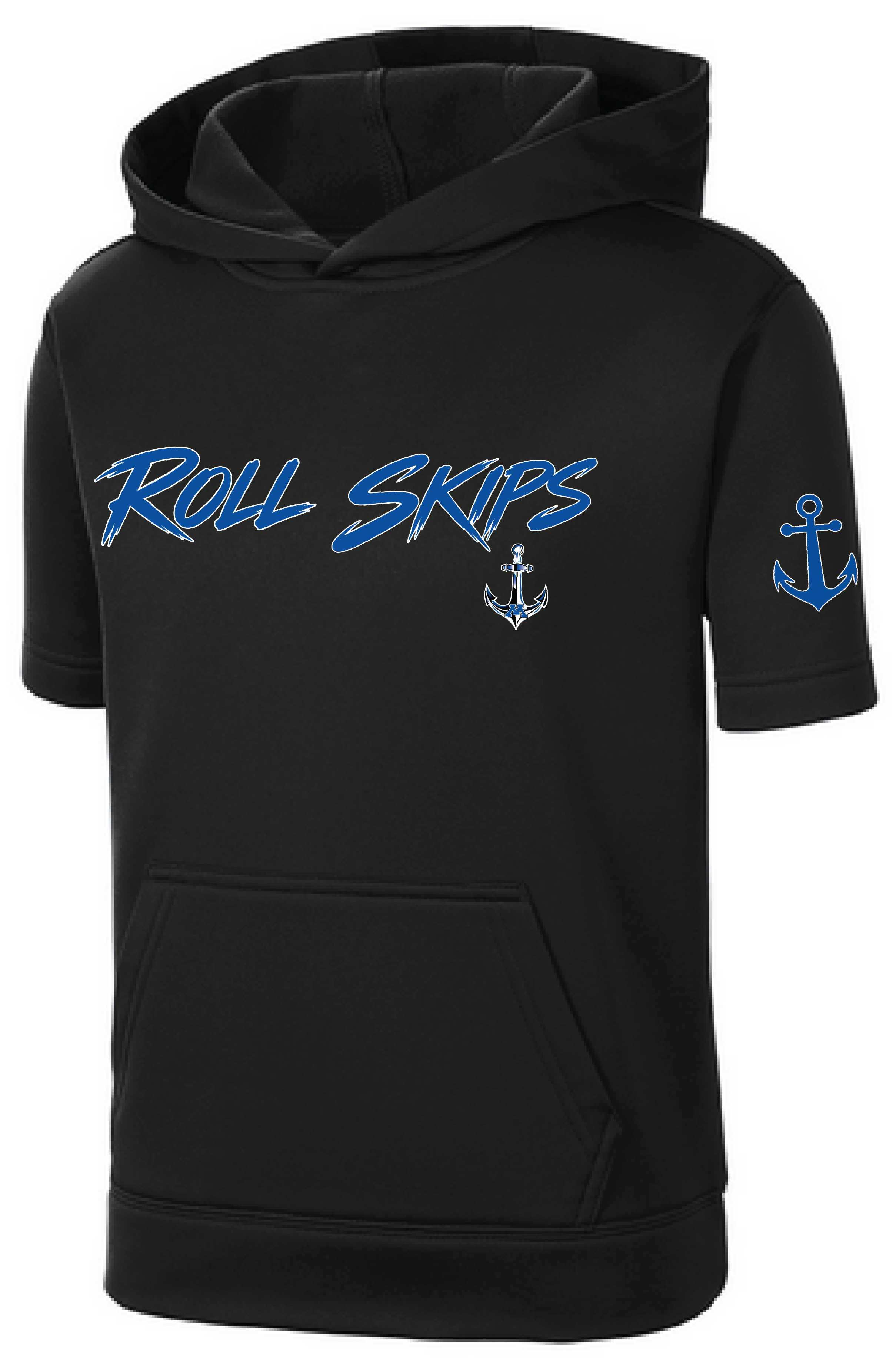 TFA Youth Fleece Short Sleeve Hooded Pullover