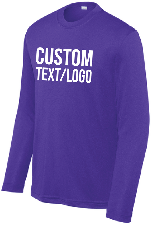 Custom Youth Performance Long Sleeve Competitor Tee