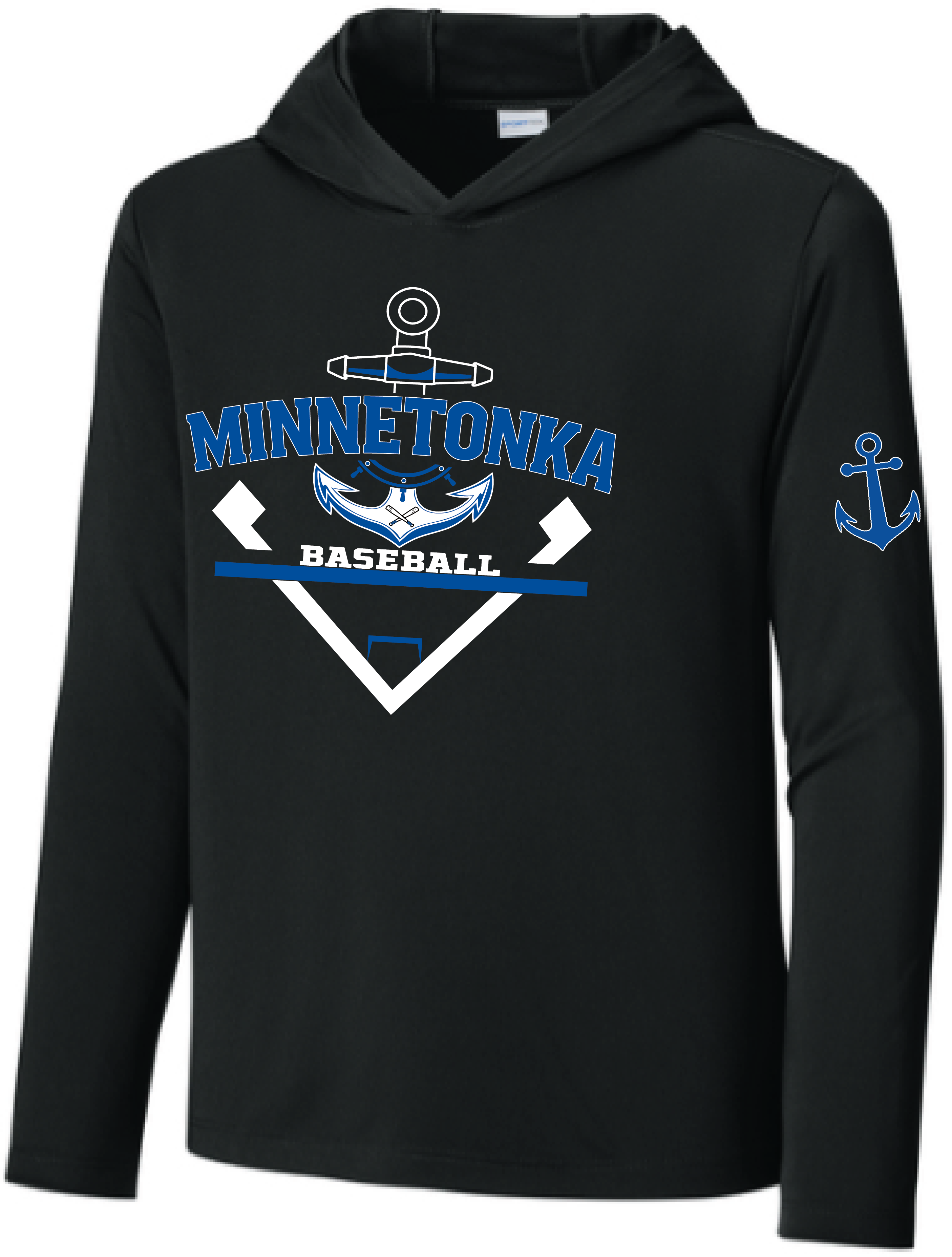 Baseball Youth UV Pro Long Sleeve Hooded Tee