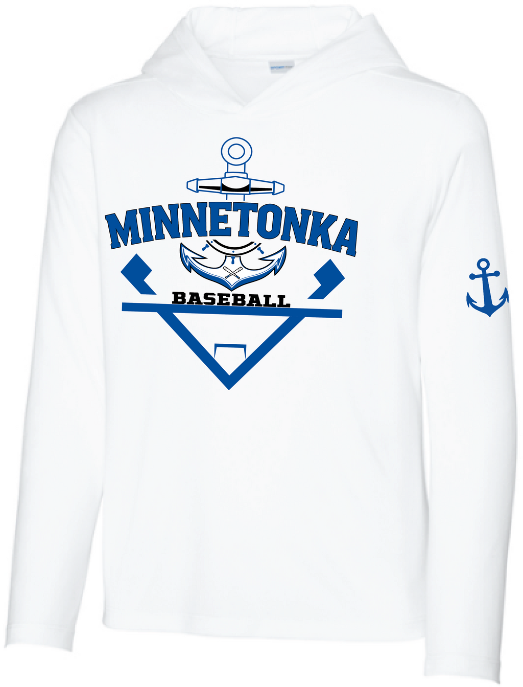 Baseball Youth UV Pro Long Sleeve Hooded Tee
