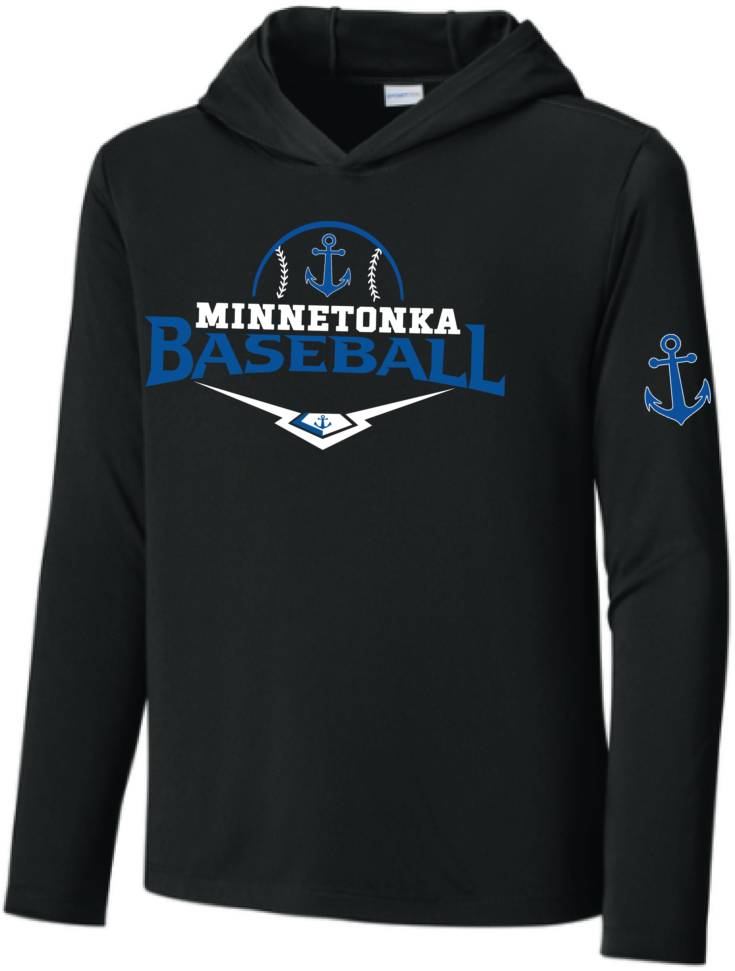 Baseball Youth UV Pro Long Sleeve Hooded Tee