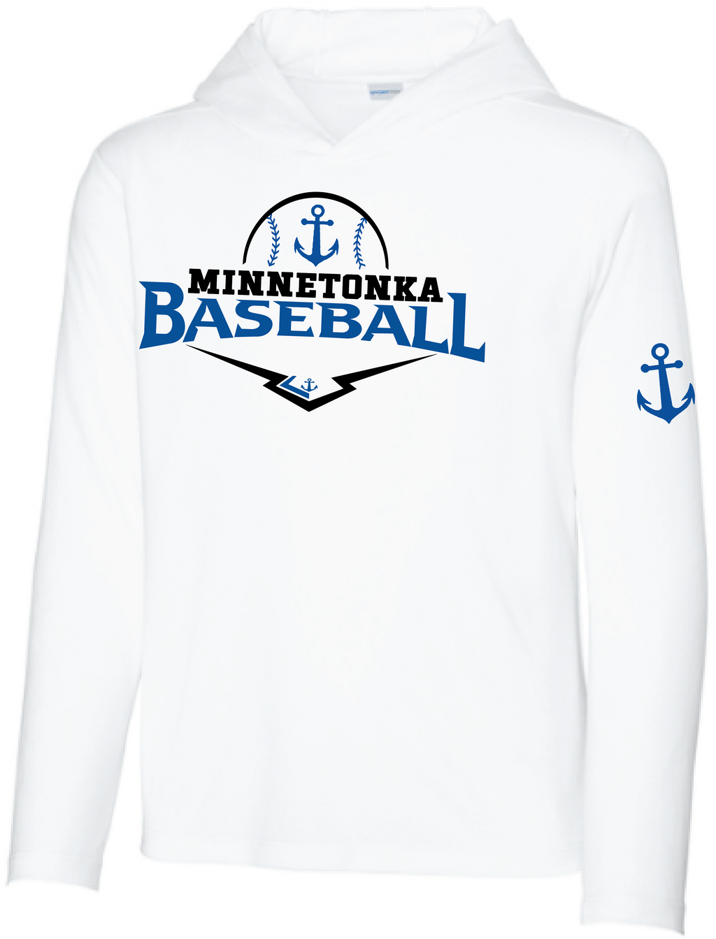 Baseball Youth UV Pro Long Sleeve Hooded Tee