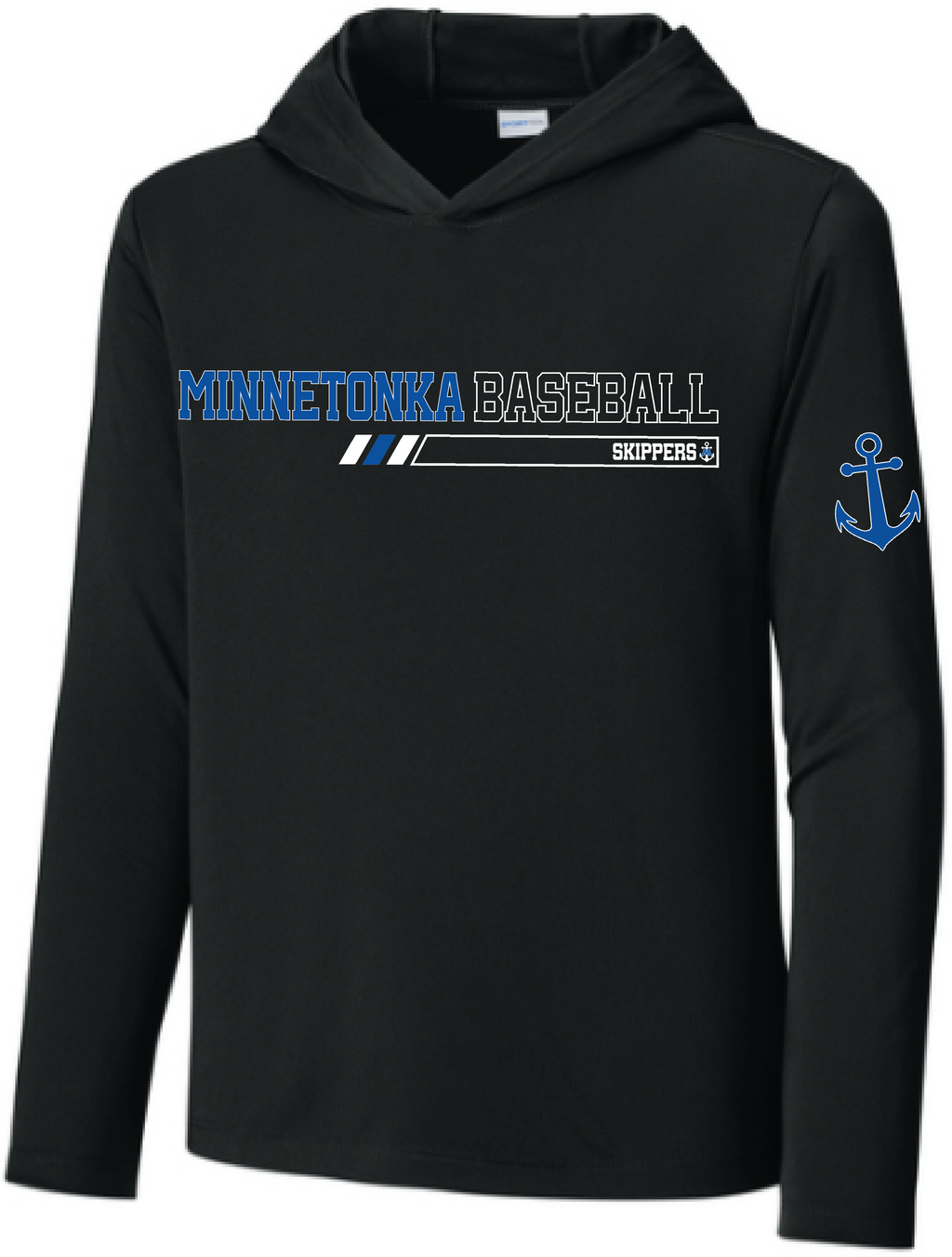 Baseball Youth UV Pro Long Sleeve Hooded Tee