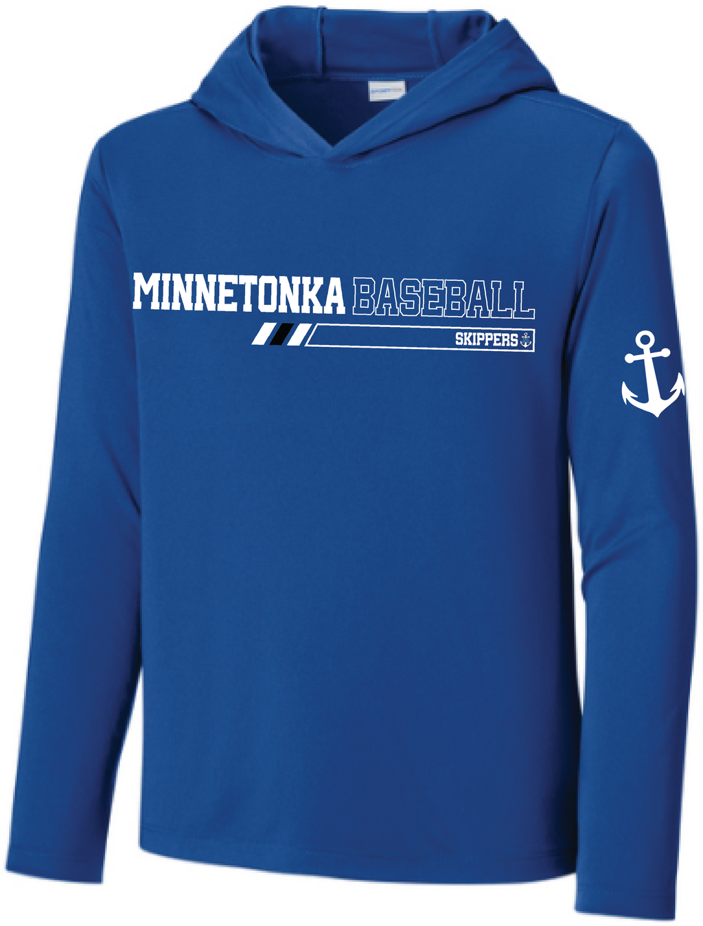 Baseball Youth UV Pro Long Sleeve Hooded Tee