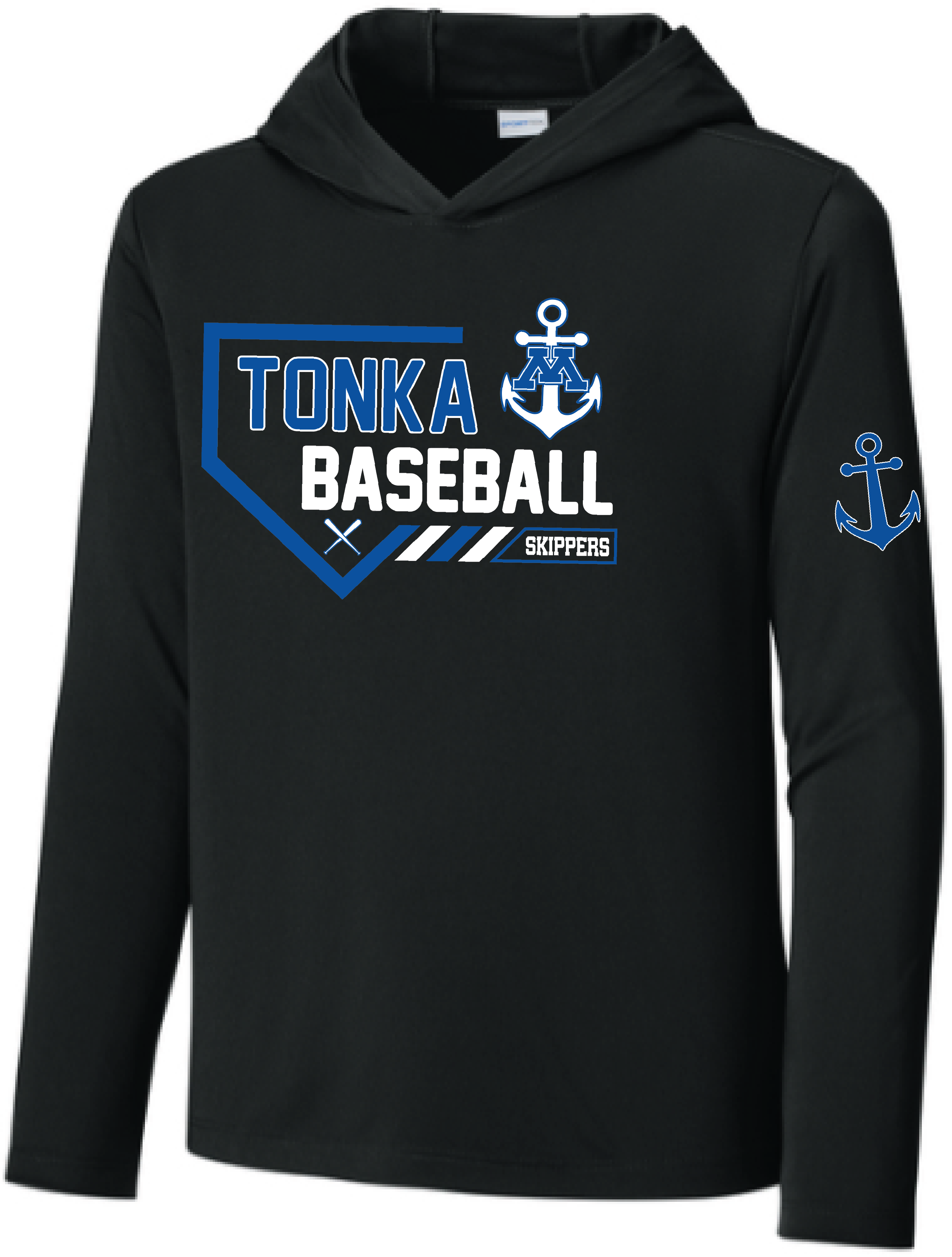 Baseball Youth UV Pro Long Sleeve Hooded Tee