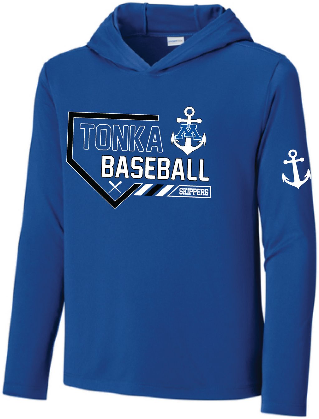 Baseball Youth UV Pro Long Sleeve Hooded Tee