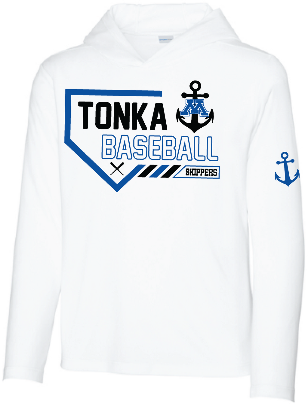 Baseball Youth UV Pro Long Sleeve Hooded Tee