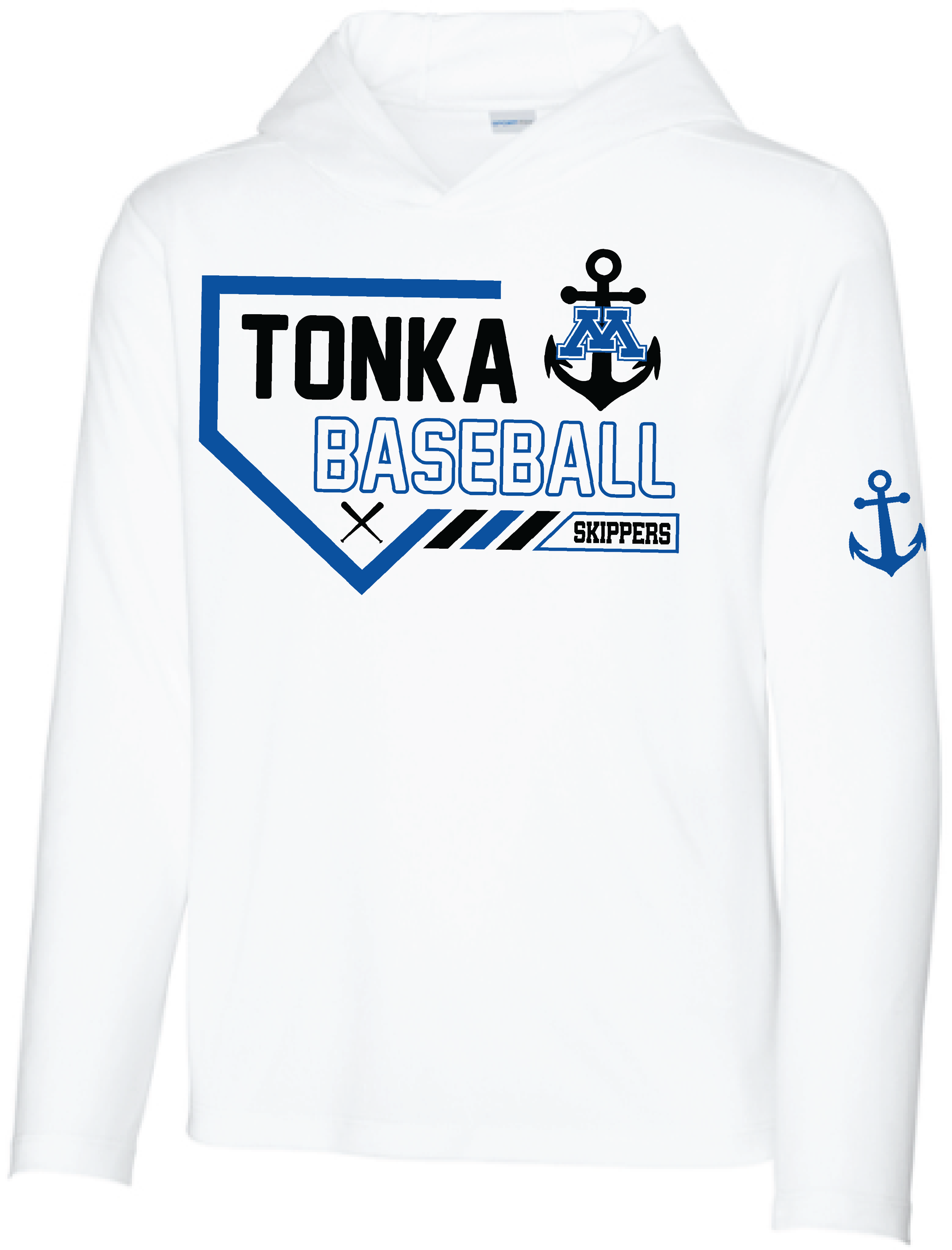 Baseball Youth UV Pro Long Sleeve Hooded Tee