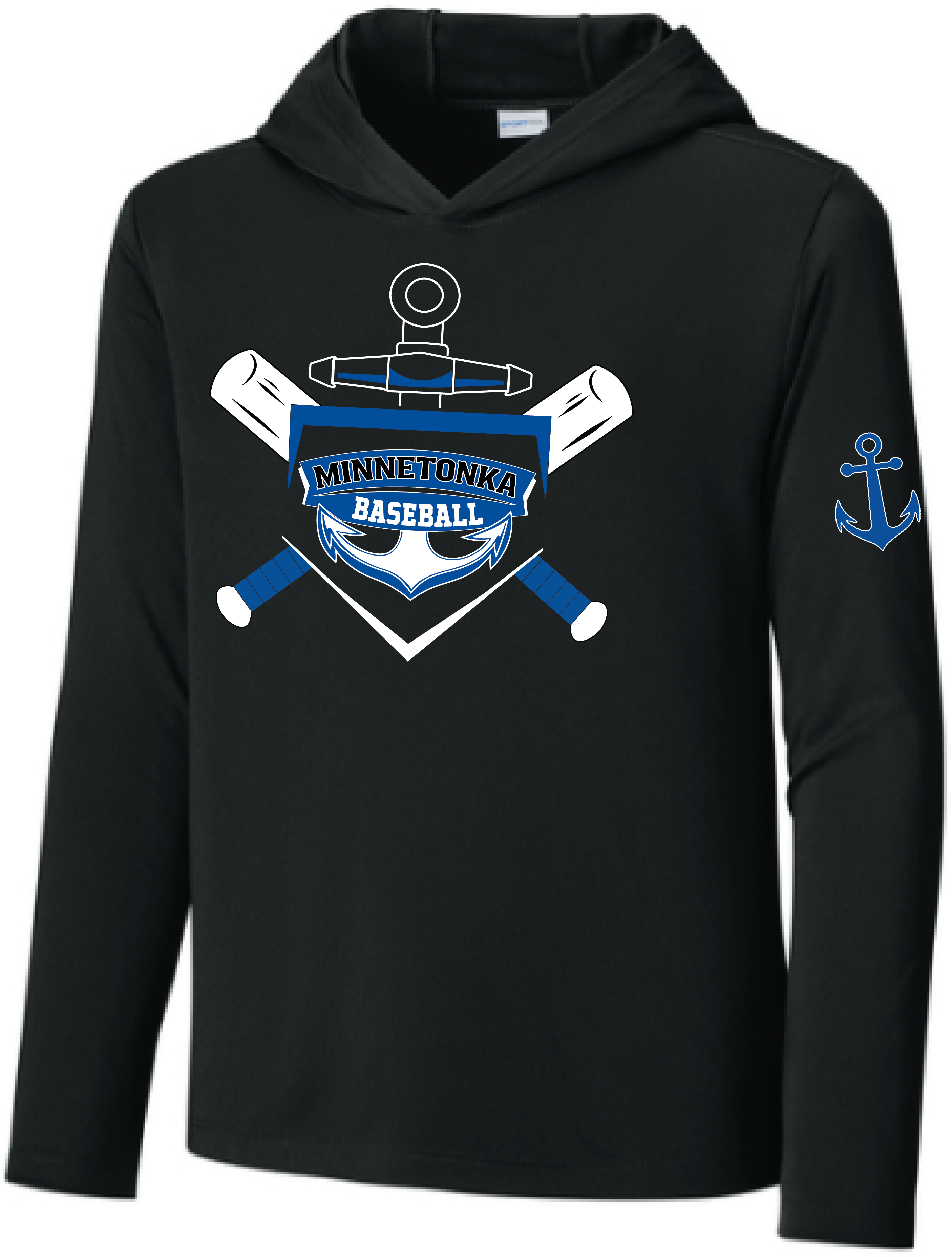Baseball Youth UV Pro Long Sleeve Hooded Tee