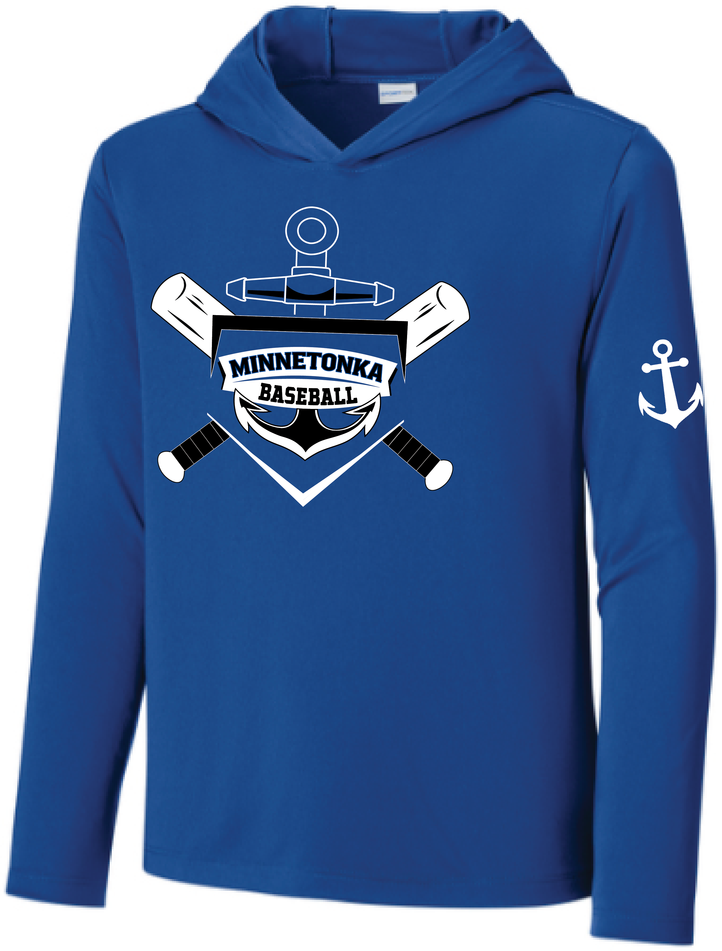 Baseball Youth UV Pro Long Sleeve Hooded Tee