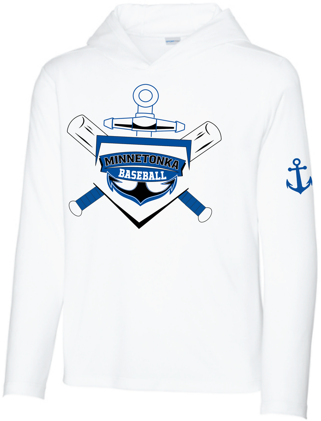 Baseball Youth UV Pro Long Sleeve Hooded Tee