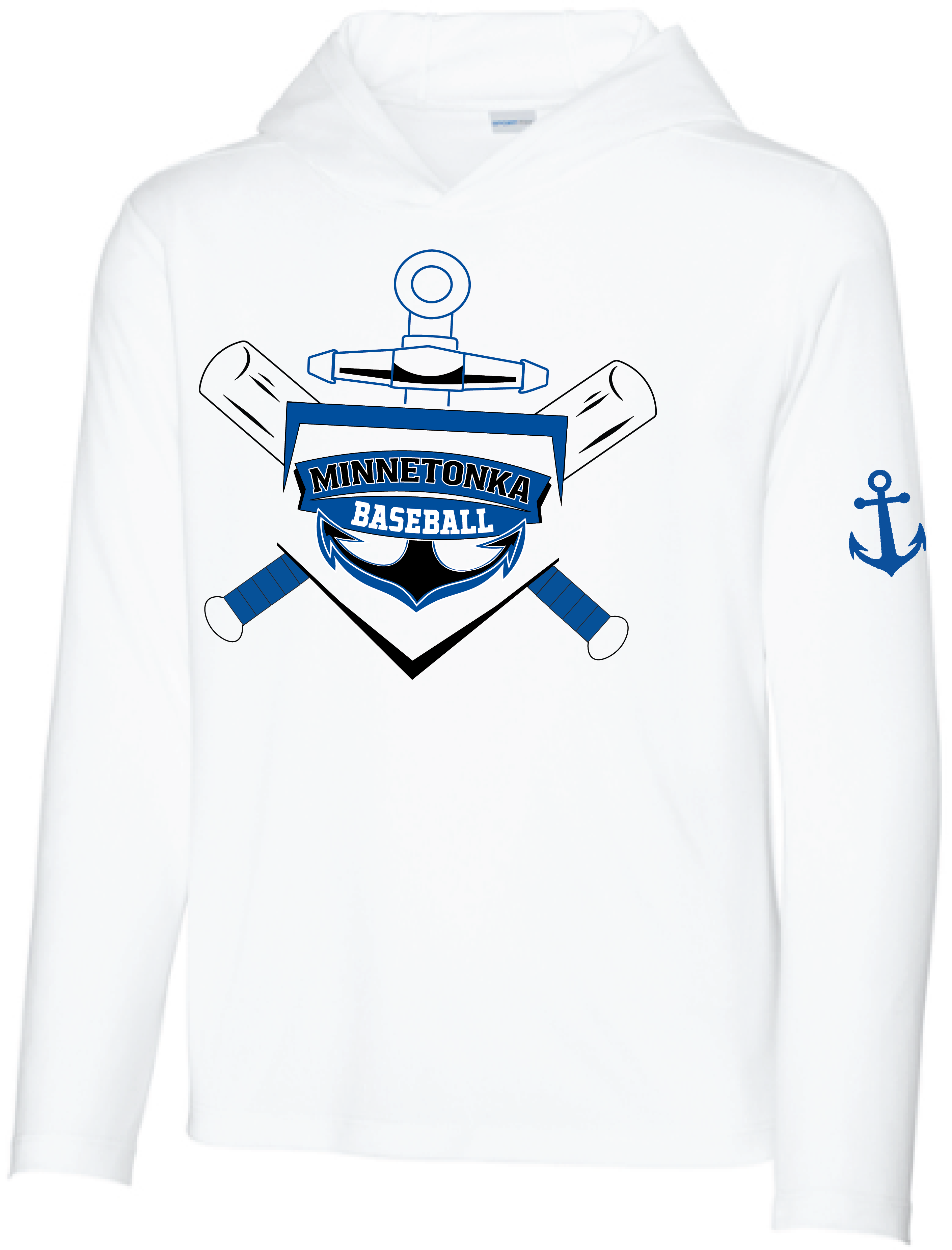 Baseball Youth UV Pro Long Sleeve Hooded Tee