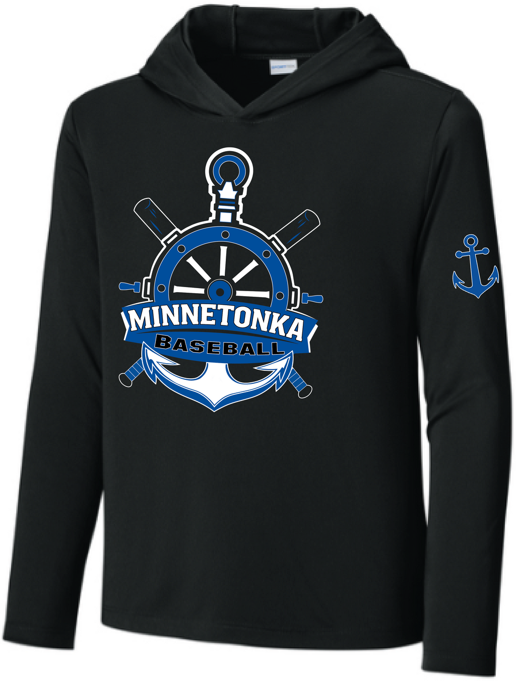Baseball Youth UV Pro Long Sleeve Hooded Tee