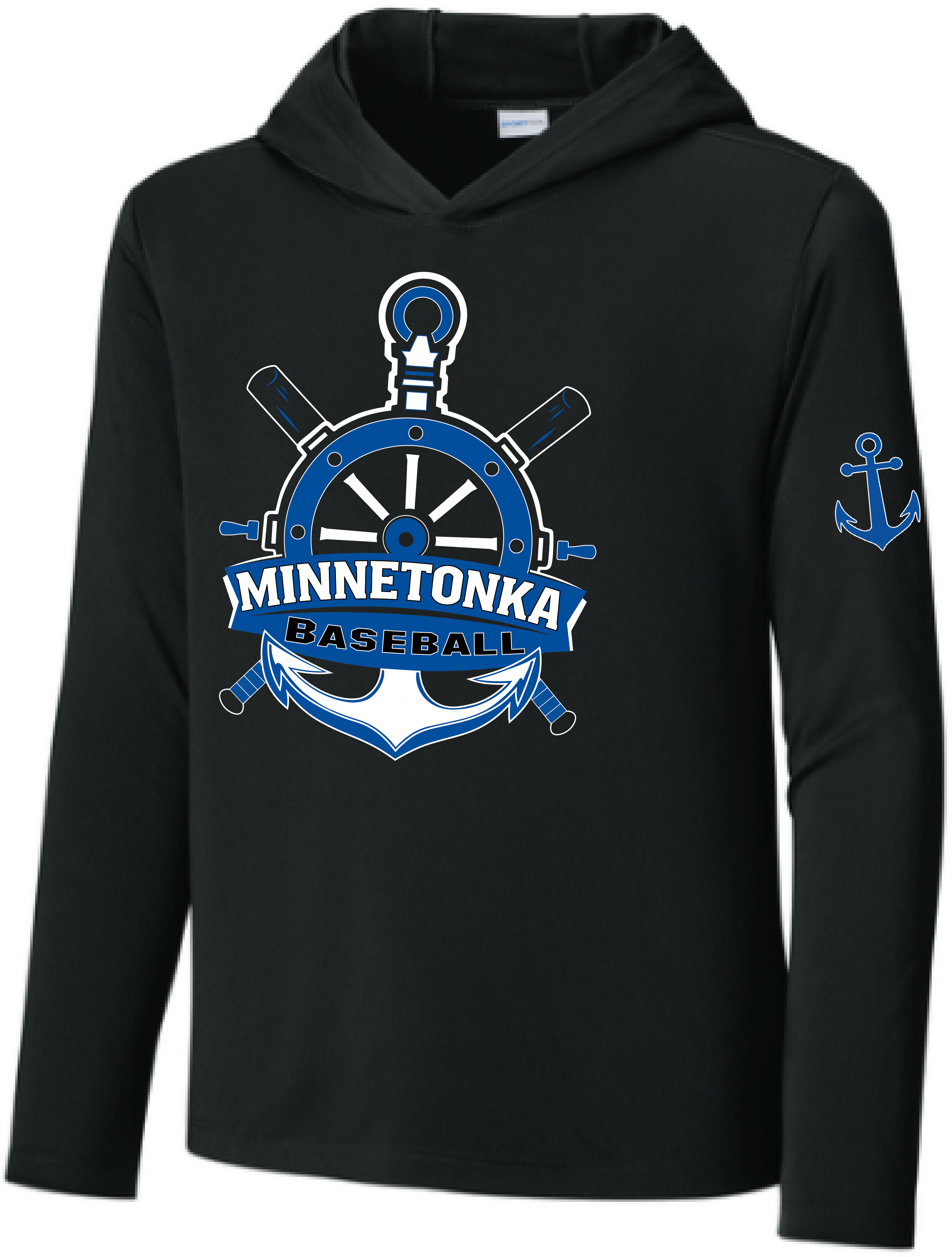 Baseball Youth UV Pro Long Sleeve Hooded Tee