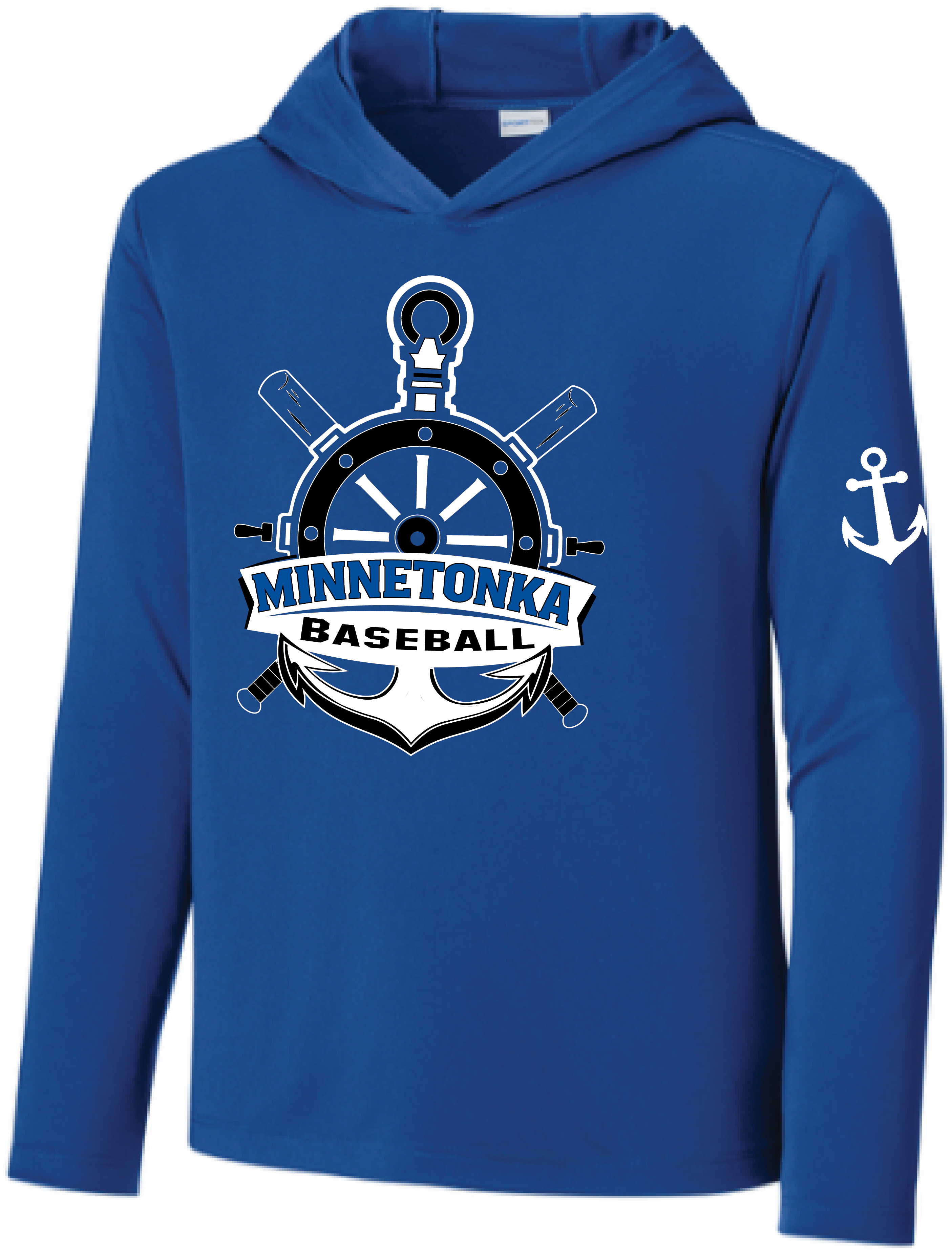 Baseball Youth UV Pro Long Sleeve Hooded Tee