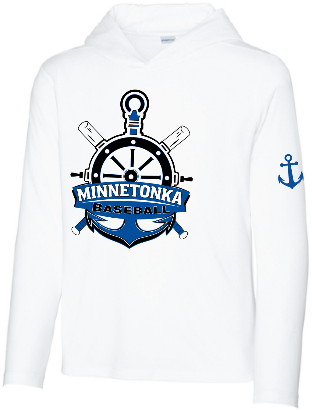 Baseball Youth UV Pro Long Sleeve Hooded Tee