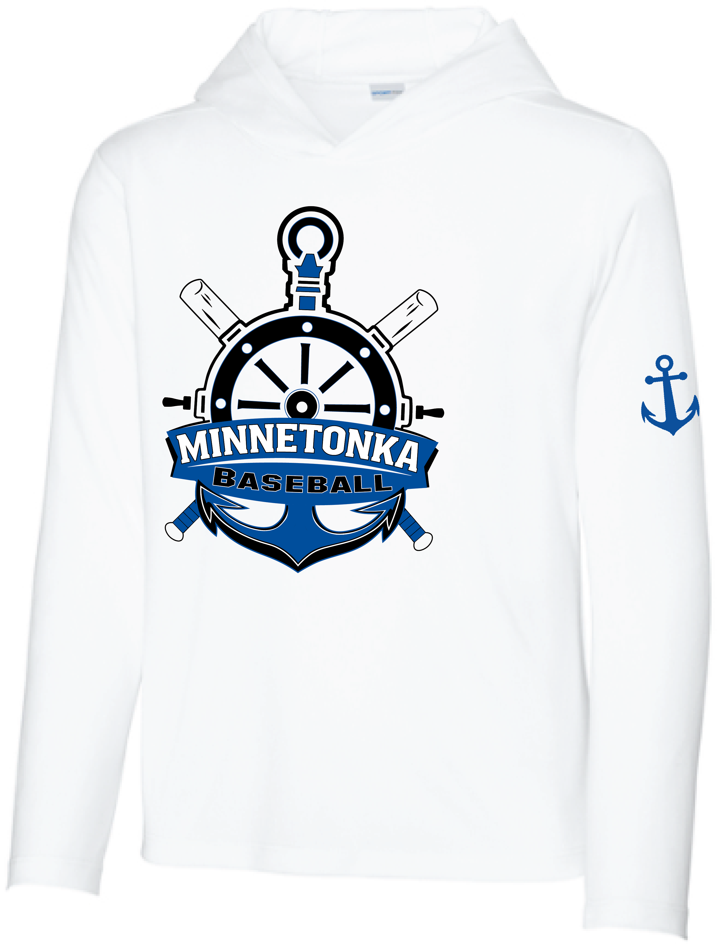 Baseball Youth UV Pro Long Sleeve Hooded Tee