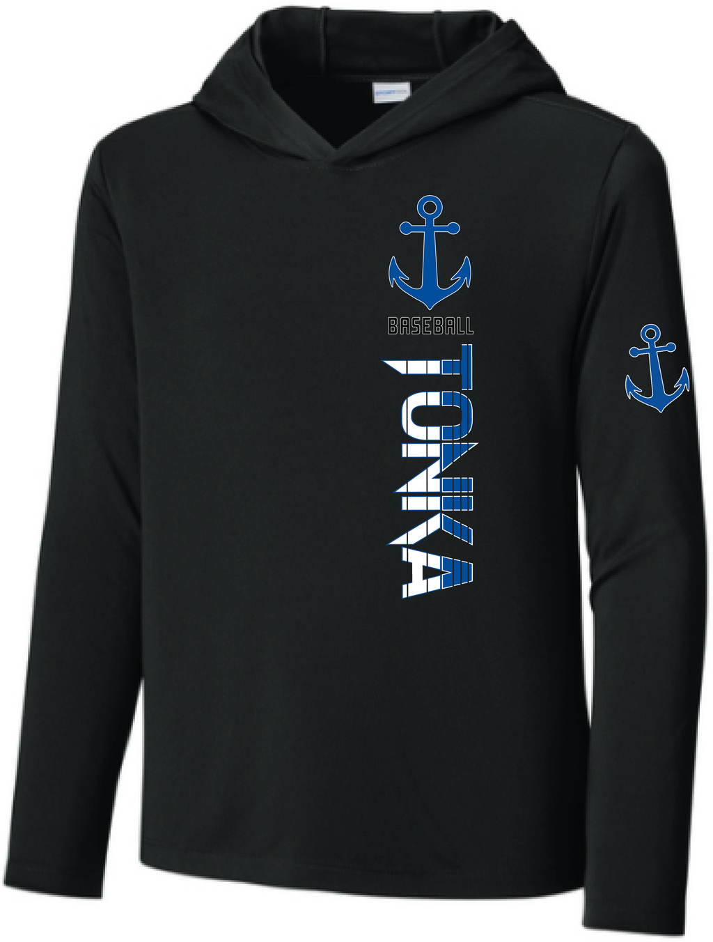 Baseball Youth UV Pro Long Sleeve Hooded Tee