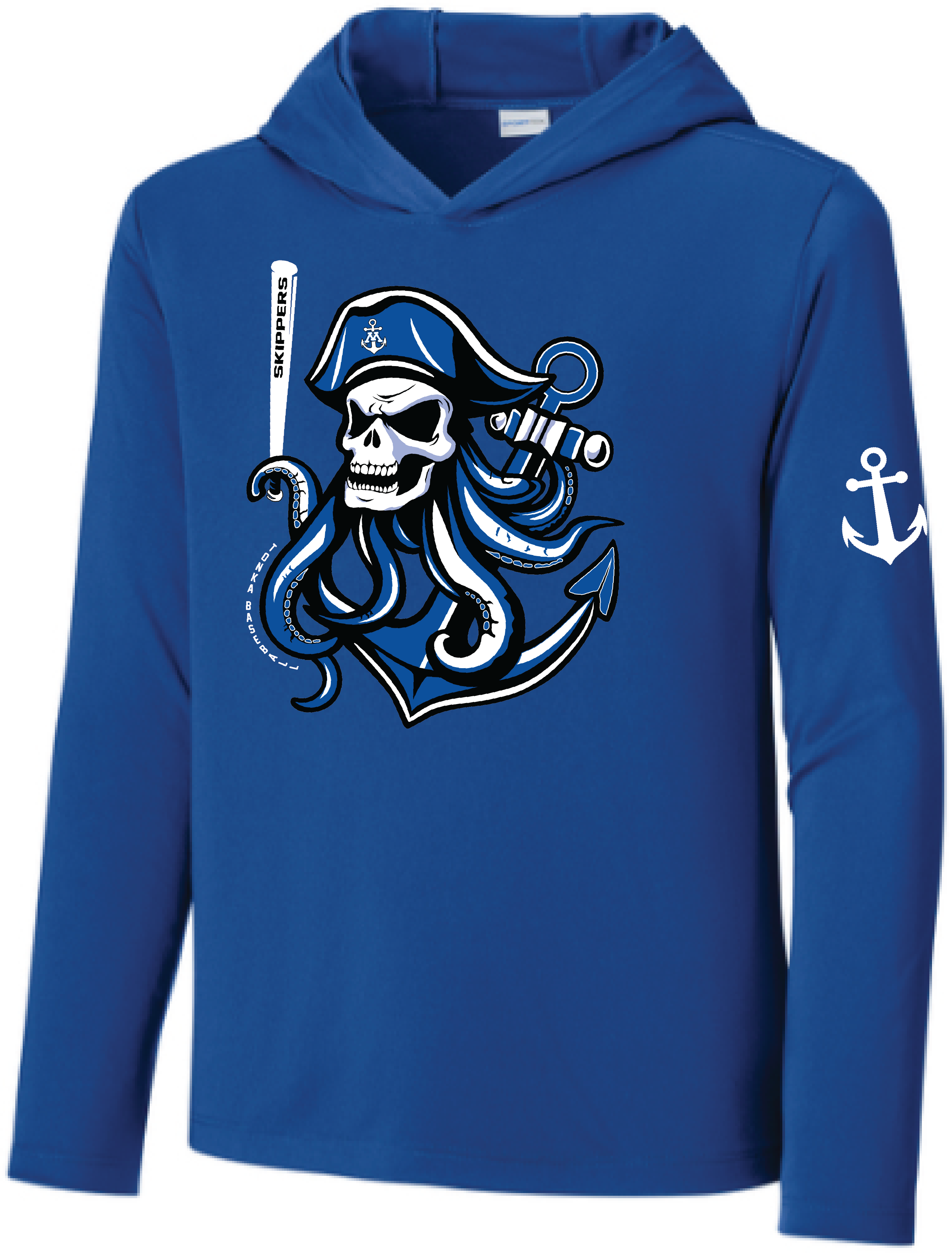 Baseball Youth UV Pro Long Sleeve Hooded Tee