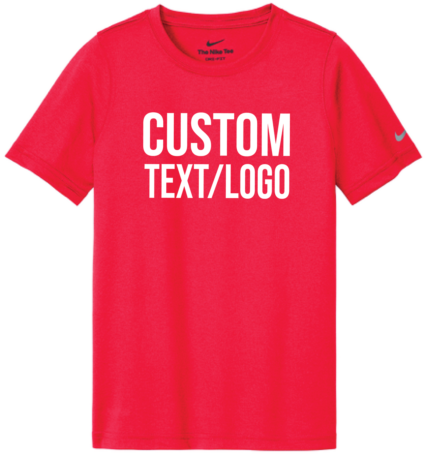 Custom Youth Nike Swoosh Sleeve Legend Tee