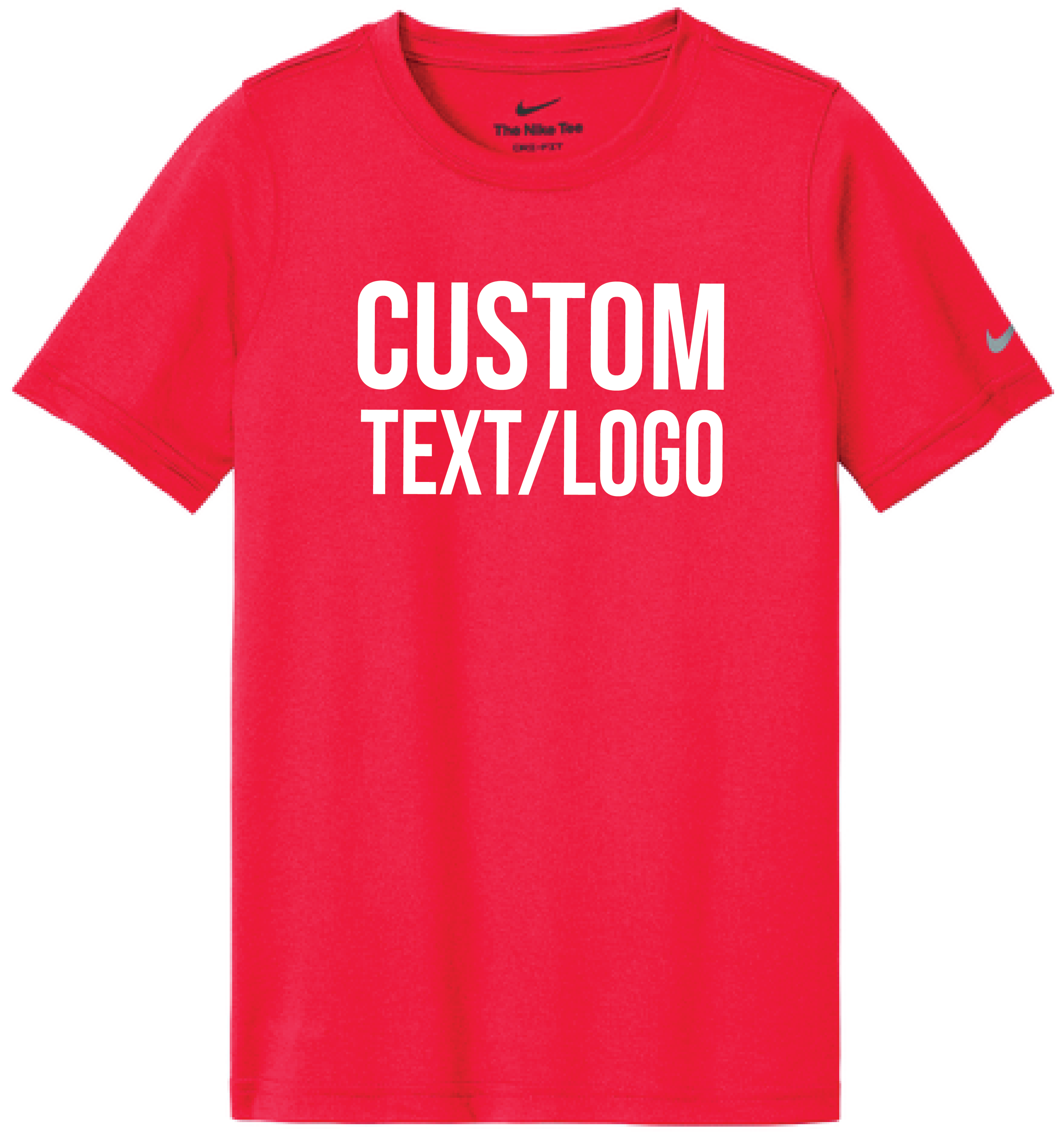 Custom Youth Nike Swoosh Sleeve Legend Tee