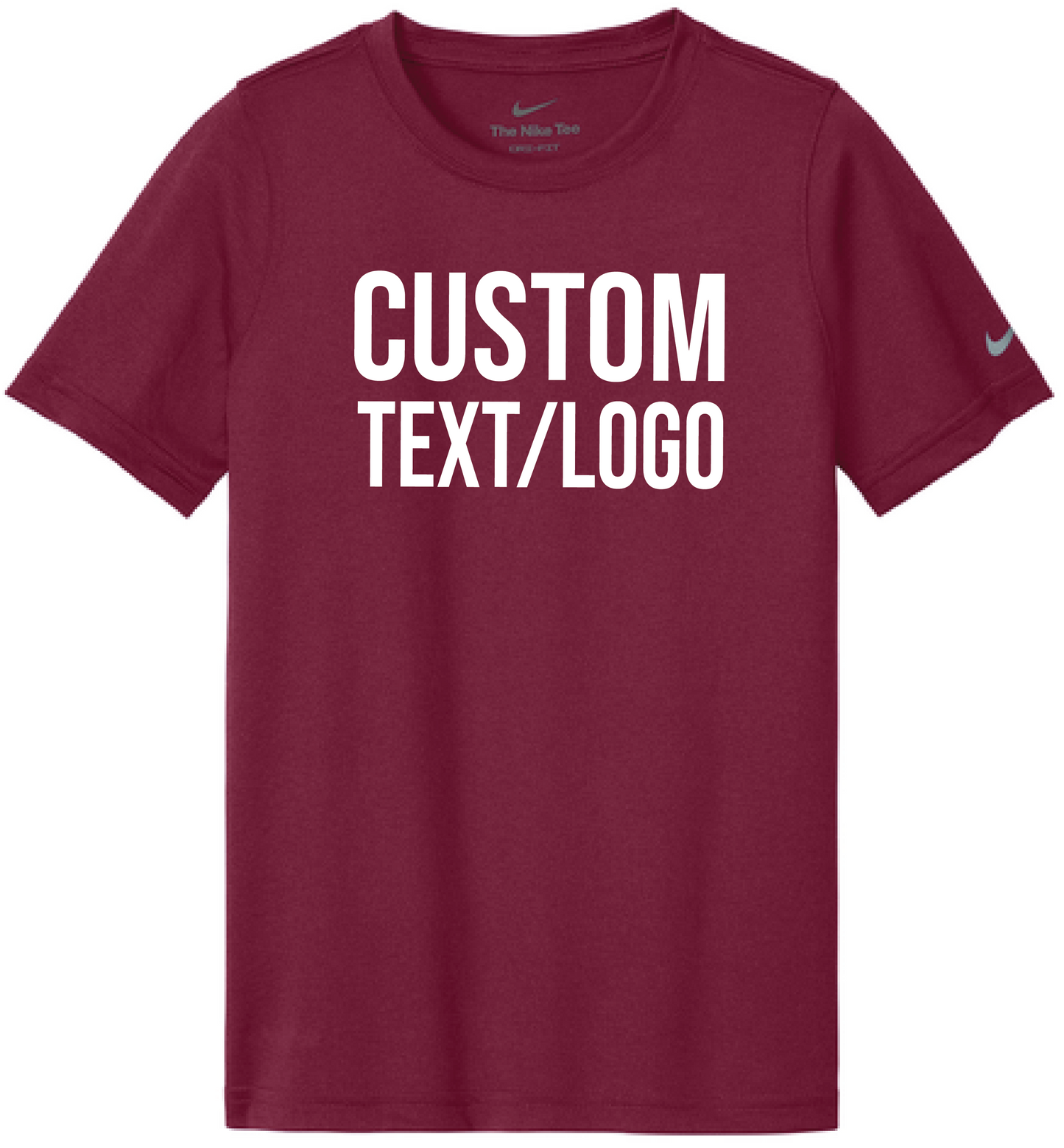 Custom Youth Nike Swoosh Sleeve Legend Tee