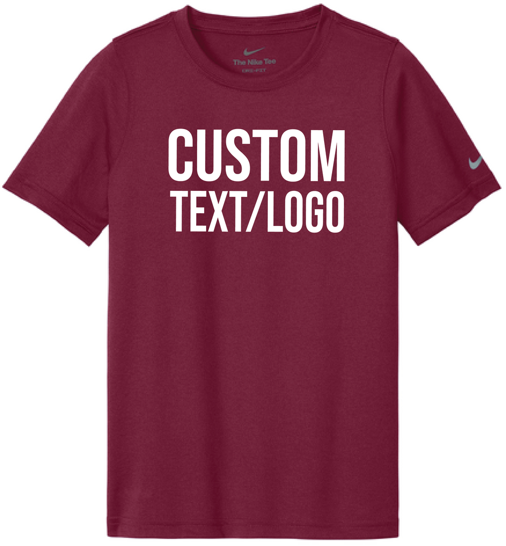 Custom Youth Nike Swoosh Sleeve Legend Tee