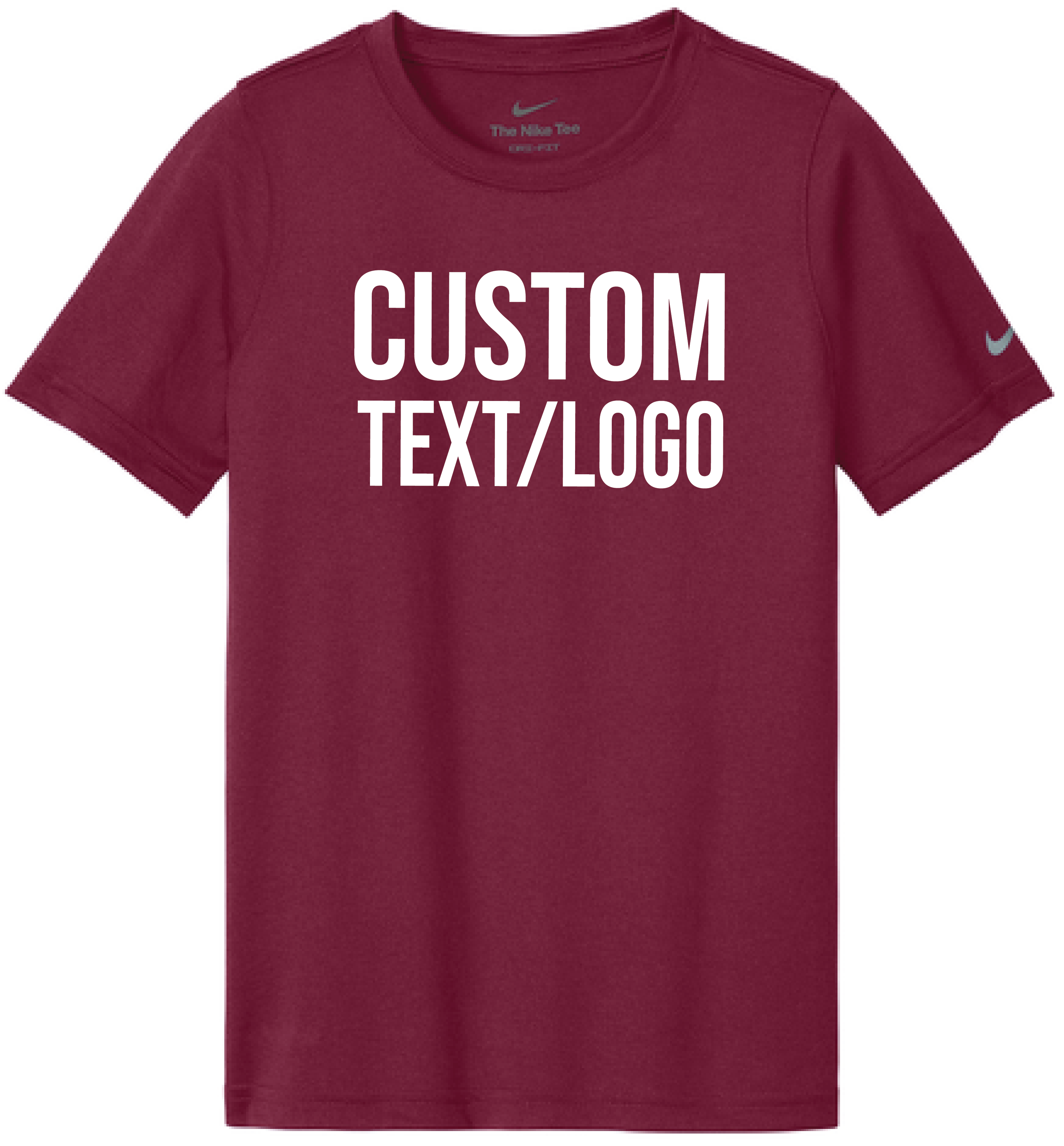 Custom Youth Nike Swoosh Sleeve Legend Tee