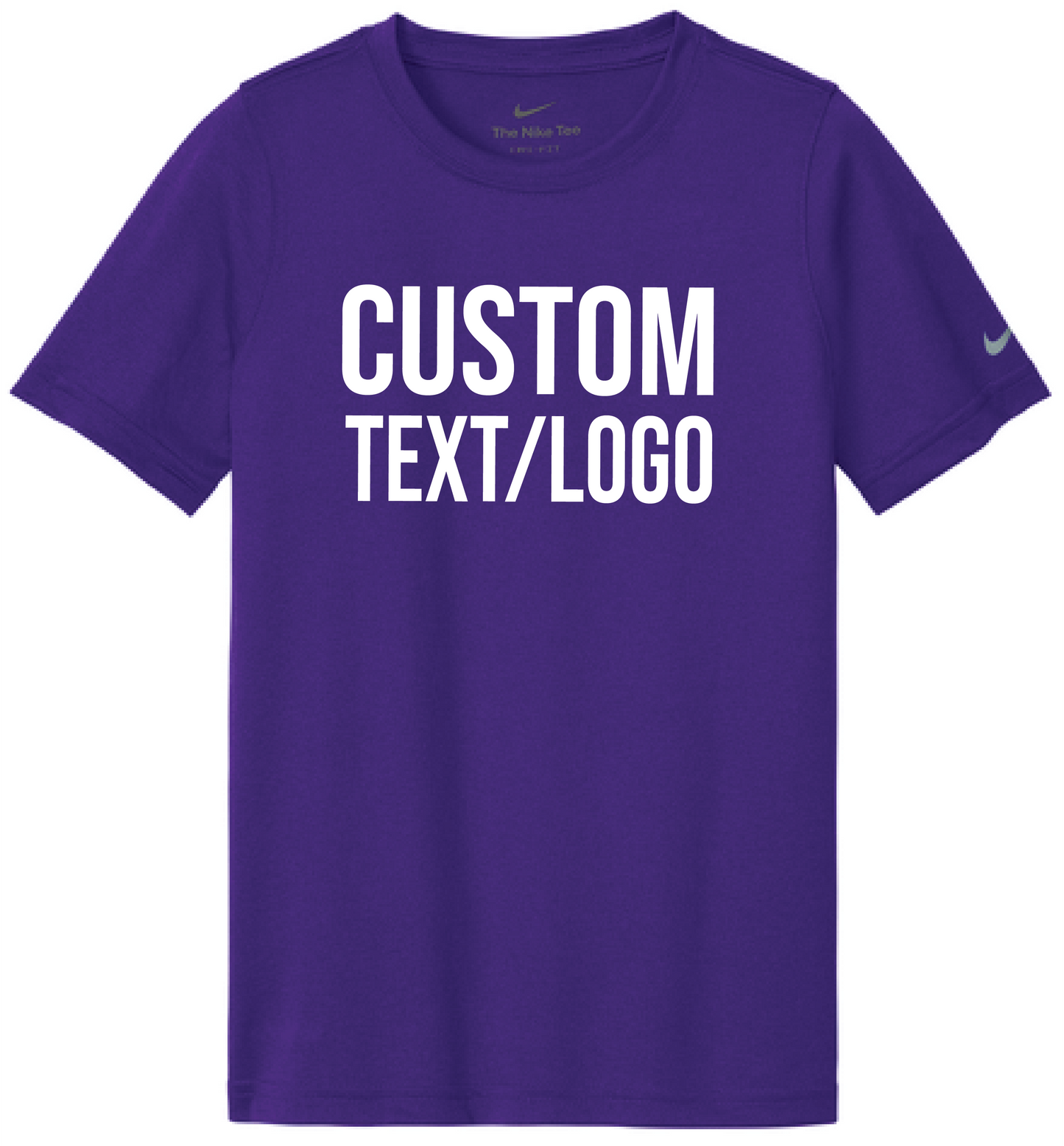 Custom Youth Nike Swoosh Sleeve Legend Tee