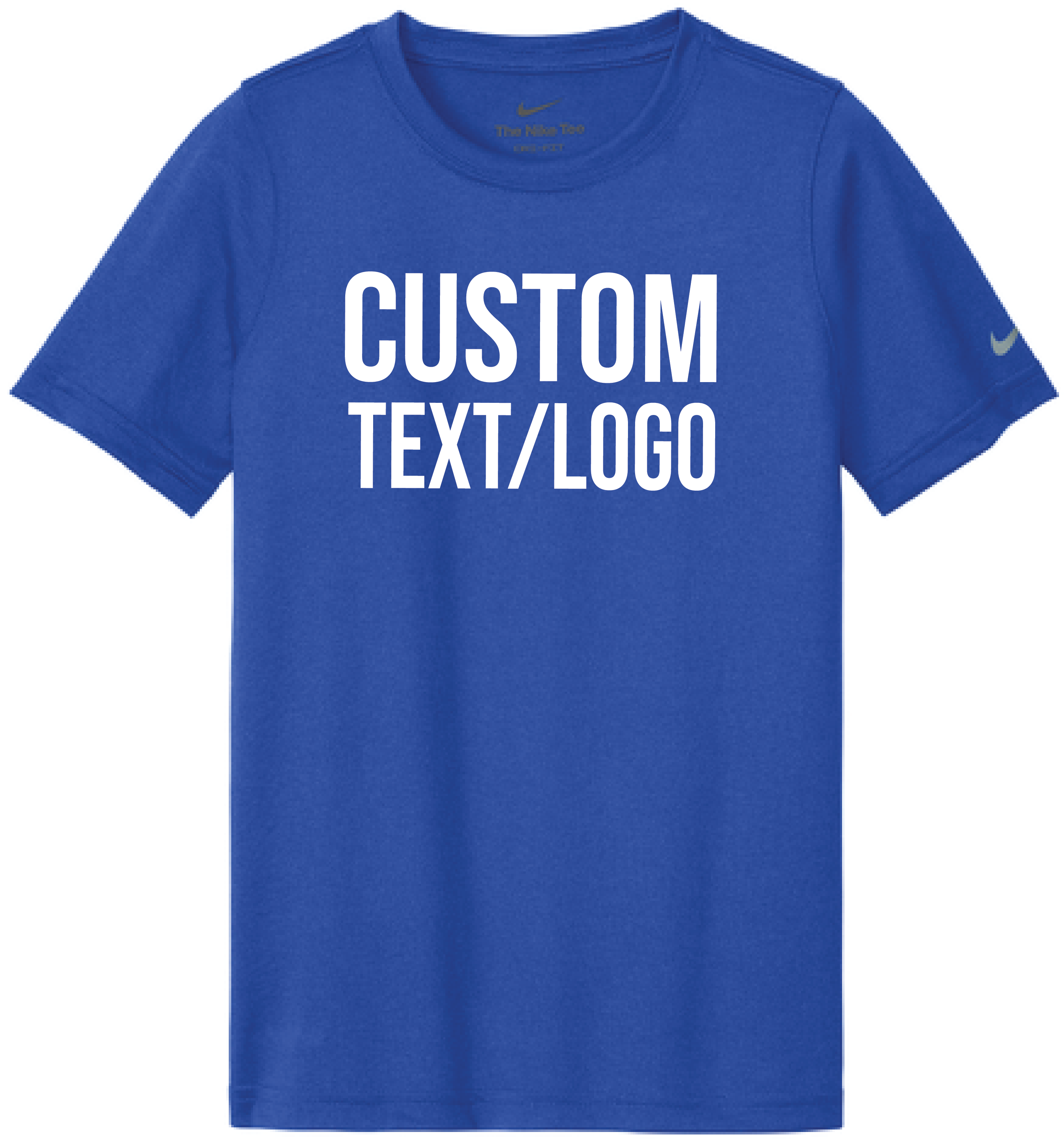 Custom Youth Nike Swoosh Sleeve Legend Tee