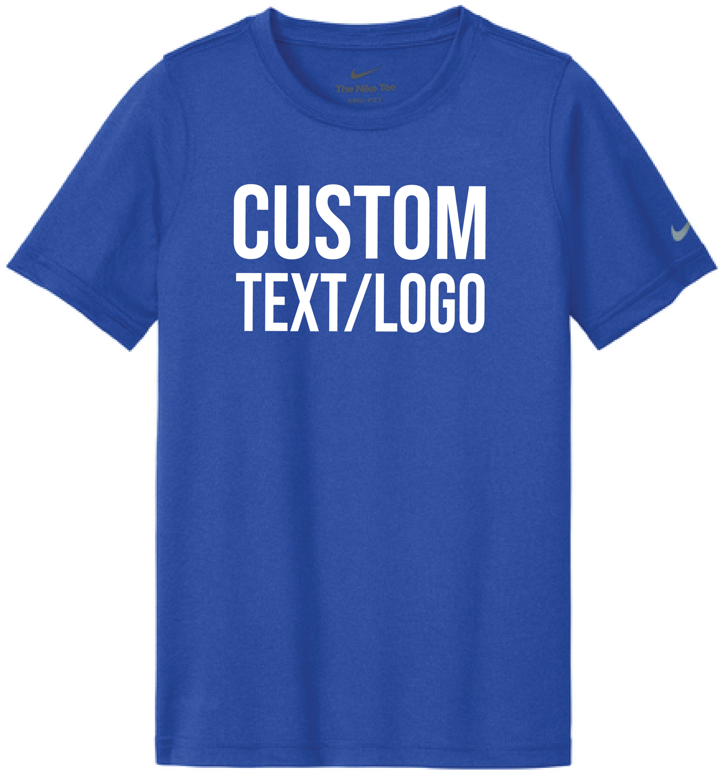 Custom Youth Nike Swoosh Sleeve Legend Tee