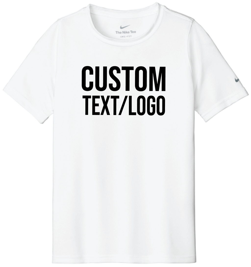 Custom Youth Nike Swoosh Sleeve Legend Tee