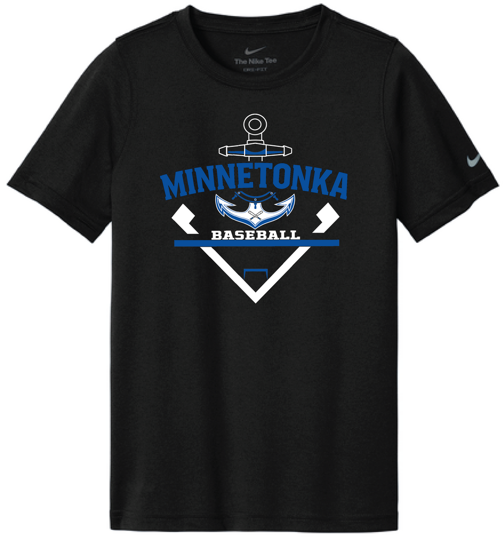 Baseball Youth Nike Swoosh Sleeve Legend Tee
