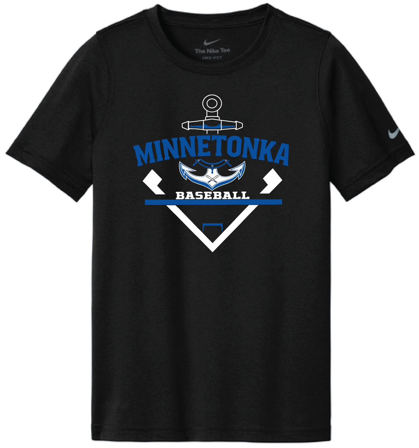 Baseball Youth Nike Swoosh Sleeve Legend Tee