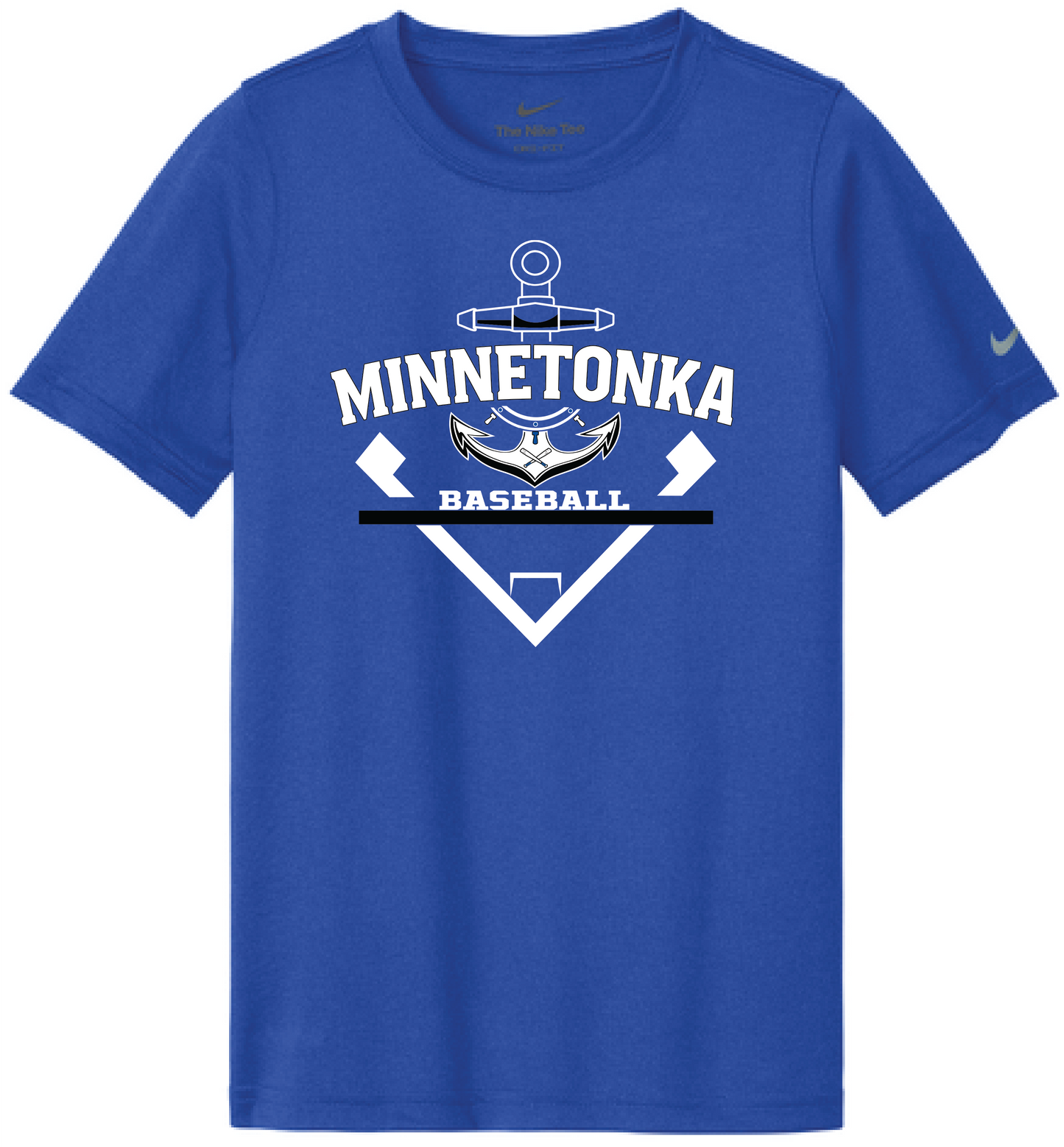 Baseball Youth Nike Swoosh Sleeve Legend Tee