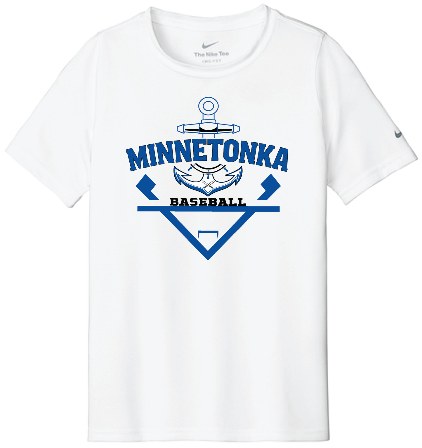 Baseball Youth Nike Swoosh Sleeve Legend Tee