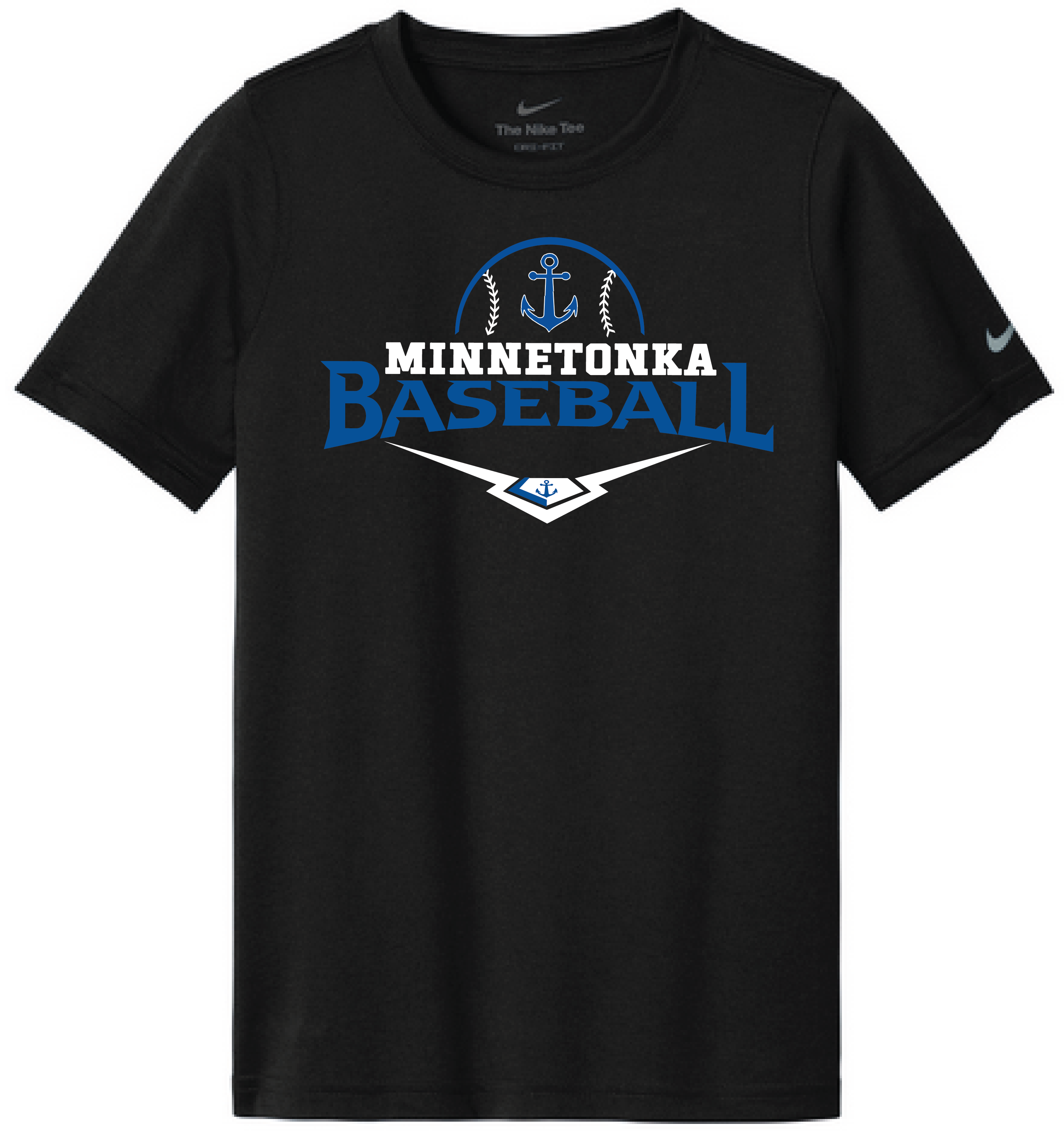 Baseball Youth Nike Swoosh Sleeve Legend Tee