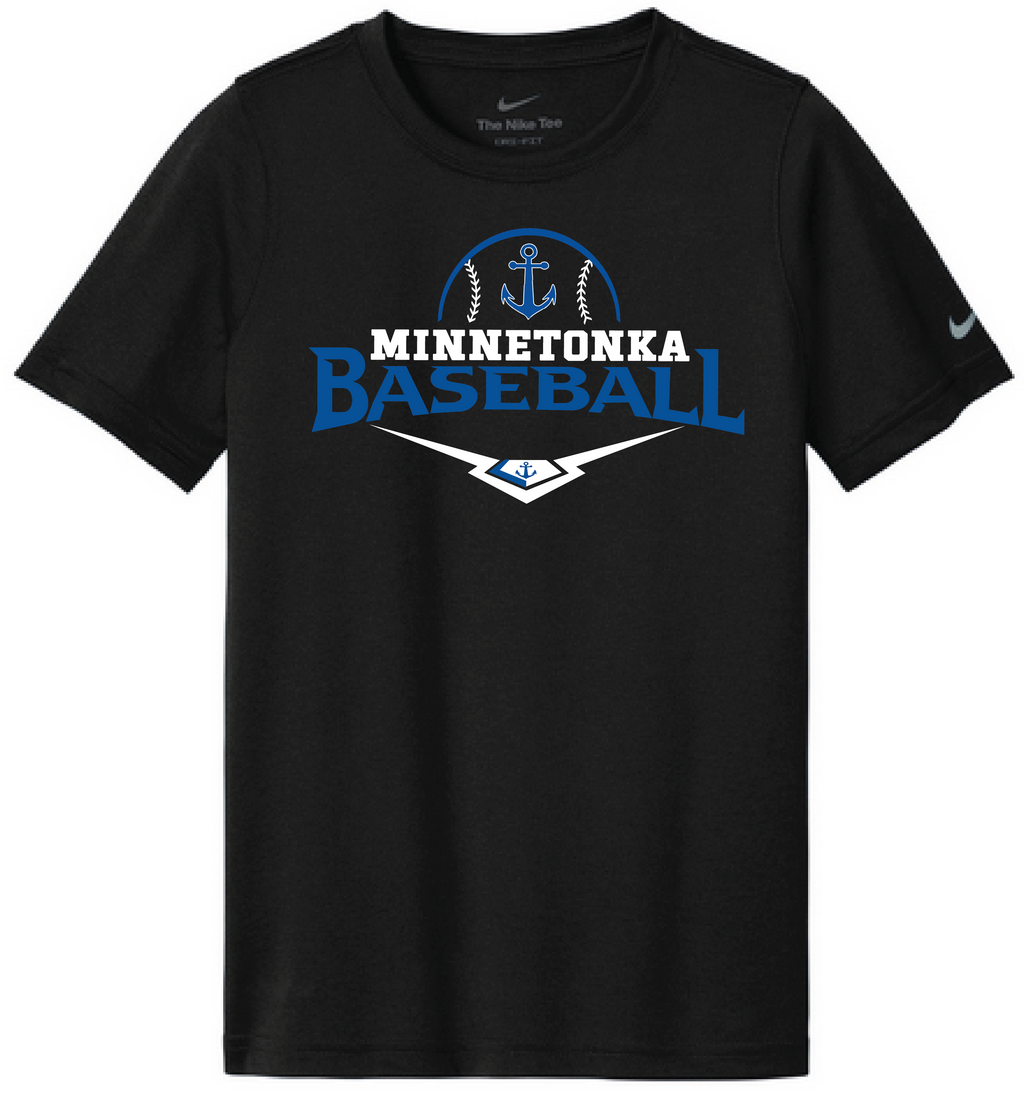 Baseball Youth Nike Swoosh Sleeve Legend Tee