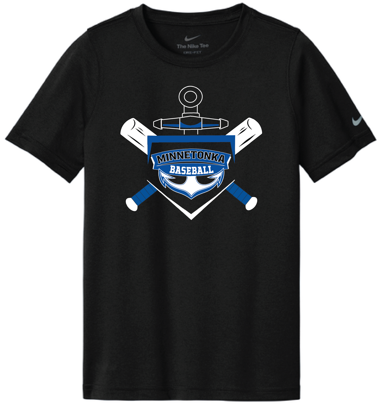 Baseball Youth Nike Swoosh Sleeve Legend Tee