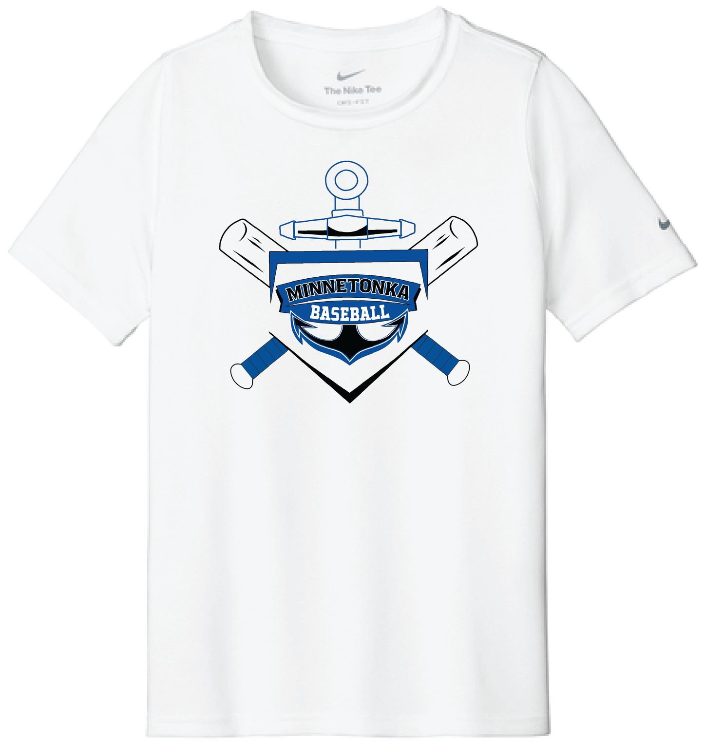 Baseball Youth Nike Swoosh Sleeve Legend Tee
