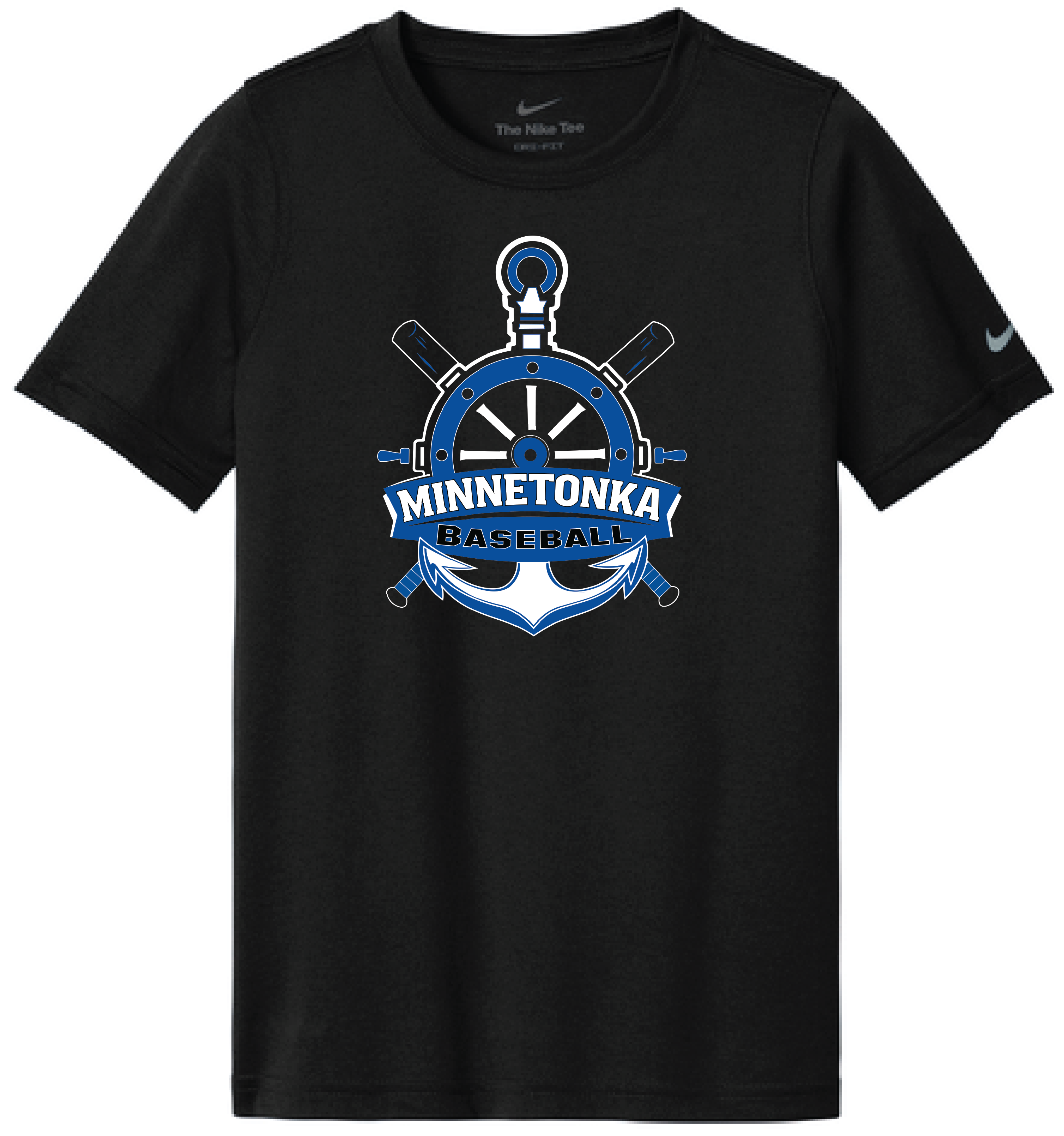 Baseball Youth Nike Swoosh Sleeve Legend Tee