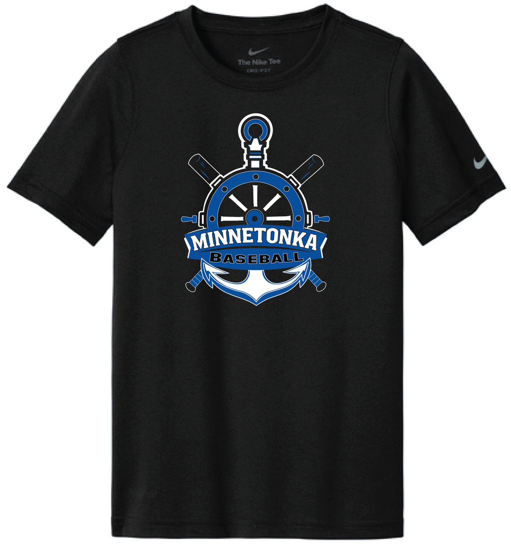 Baseball Youth Nike Swoosh Sleeve Legend Tee